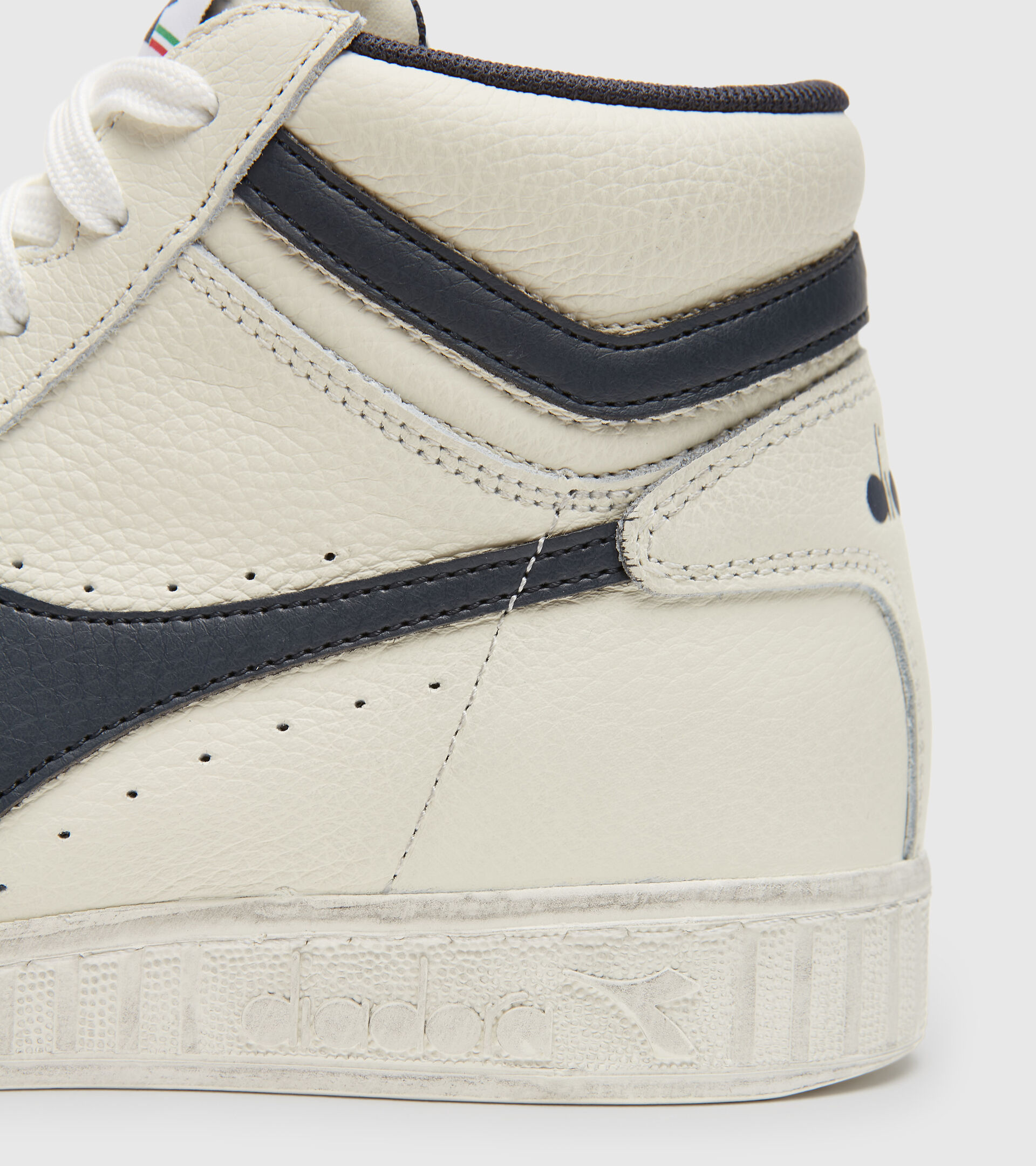 Zapatilla deportiva - Unisex GAME L HIGH WAXED BLANCO/UNIFORME AZUL - Diadora