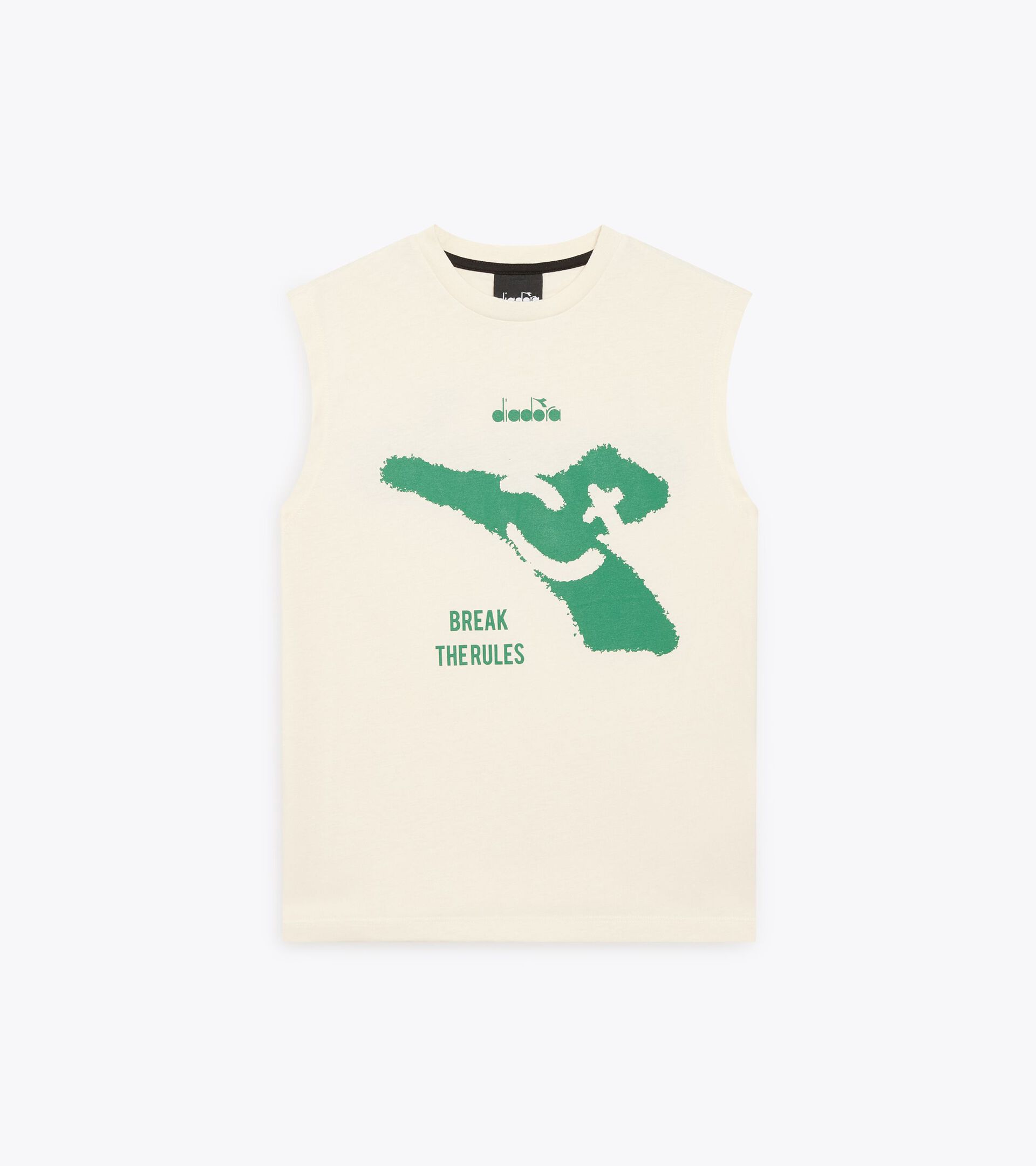 T-shirt short sleeve - Boy JB. T-SHIRT SL SMILE LOGO CREAM - Diadora