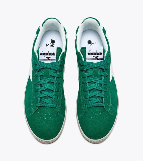 GAME L LOW SUEDE WAXED, GREEN PEPPERMINT Sporty sneakers - All-Gender GAME L LOW SUEDE WAXED GREEN PEPPERMINT - Diadora