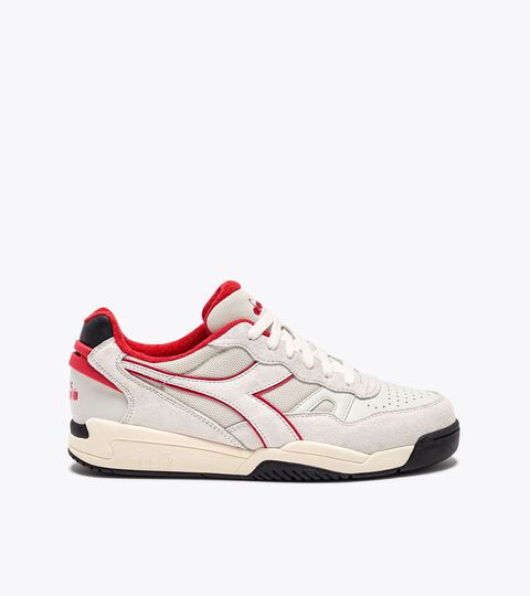 Sporty sneakers - Gender neutral WINNER GAMES WHITE/CARMINE RED - Diadora