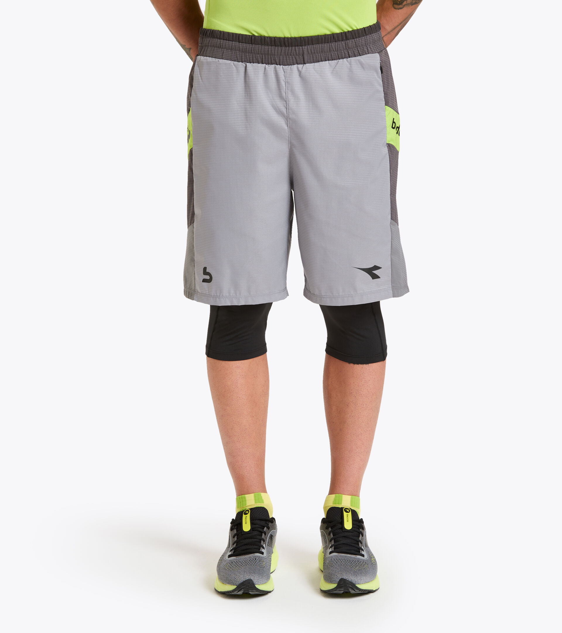 Running shorts - Men POWER SHORTS BUDDYFIT ALLOY - Diadora