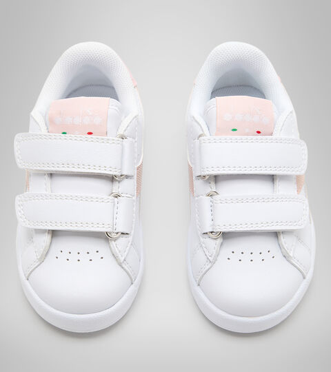 GAME P TD GIRL, WHITE/PEACH WHIP Sports shoes - Toddlers 1-4 years GAME P TD GIRL WHITE/PEACH WHIP - Diadora