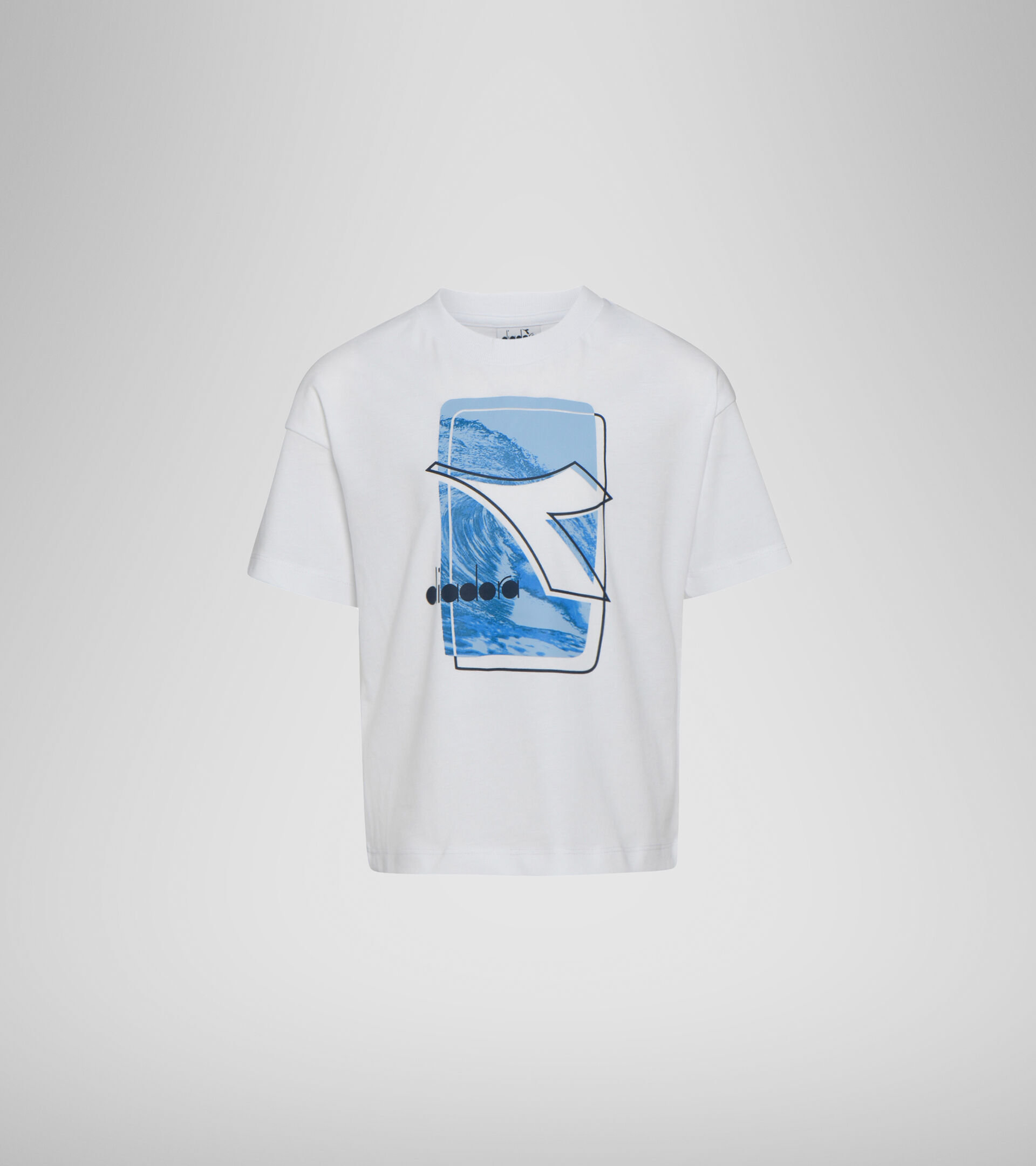 Apparel Sport BAMBINO JU. T-SHIRT SS ELEMENTS BIANCO OTTICO Diadora
