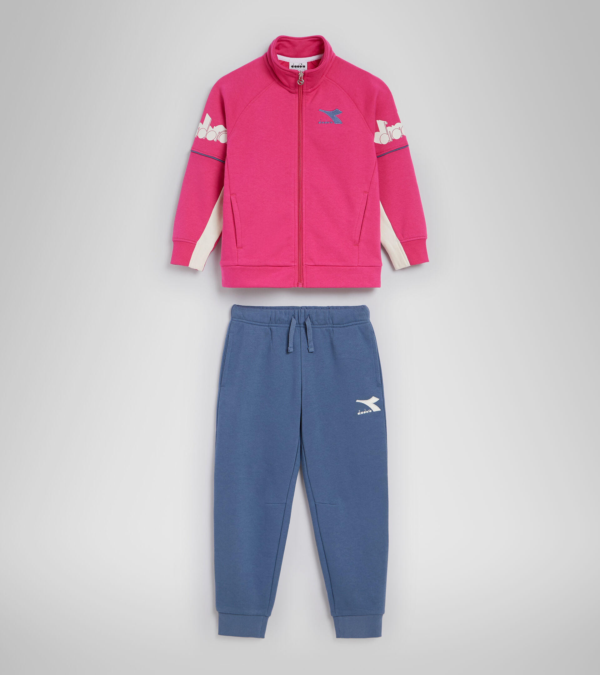 Tracksuit - Kids JU. FZ TRACKSUIT CUBIC MAGENTA - Diadora