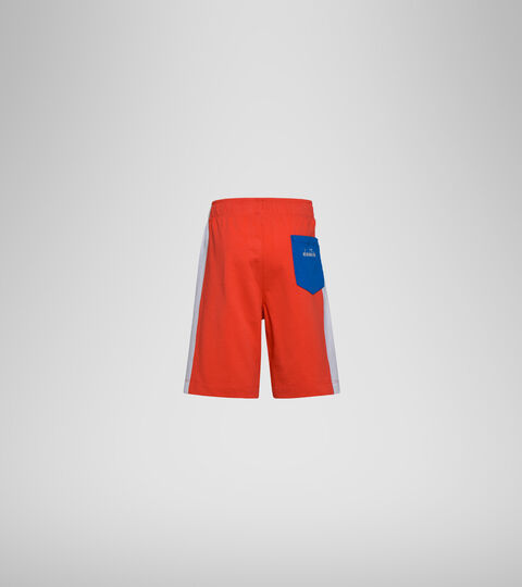 JB. BERMUDA DIADORA CLUB, POPPY RED Bermuda shorts - Boys JB. BERMUDA DIADORA CLUB POPPY RED - Diadora