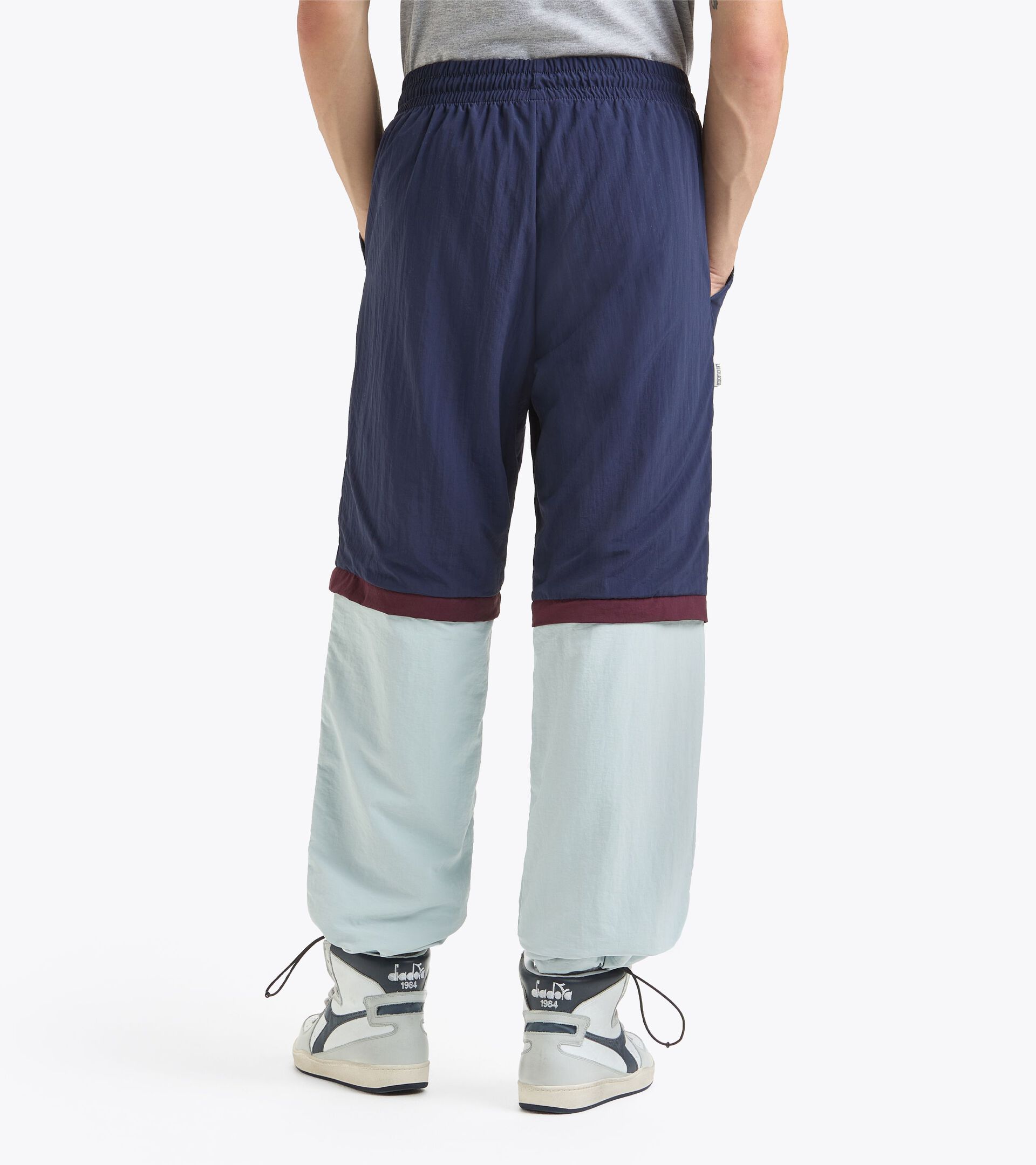 Track Pants - Made in italy - Gender Neutral TRACK PANT LEGACY OCEANA/HIGH RISE/MALAGA RED - Diadora
