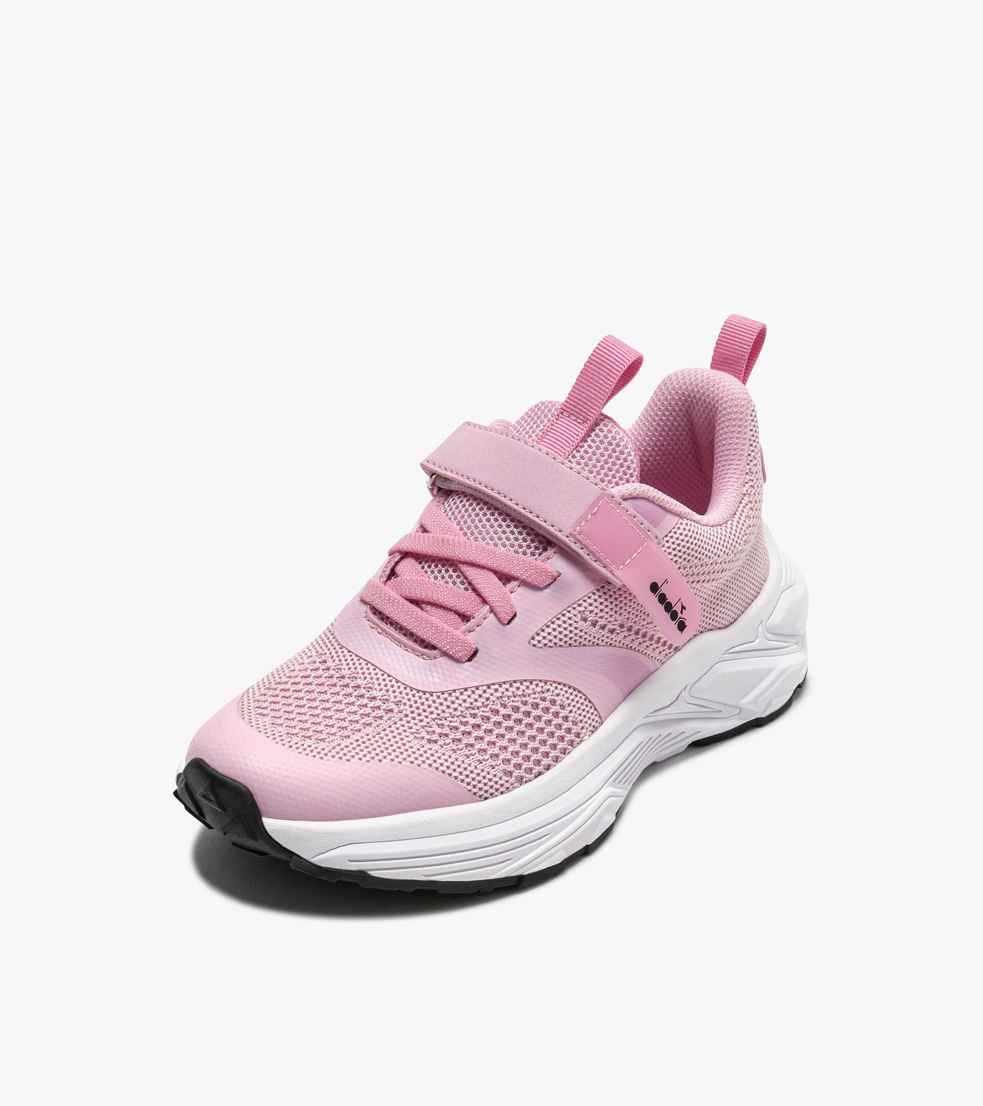 Chaussures de running - Syst&egrave;me &agrave; double la&ccedil;age - Junior
 SNIPE 4 JR CAMEO PINK/STRAWBERRY MOON - Diadora