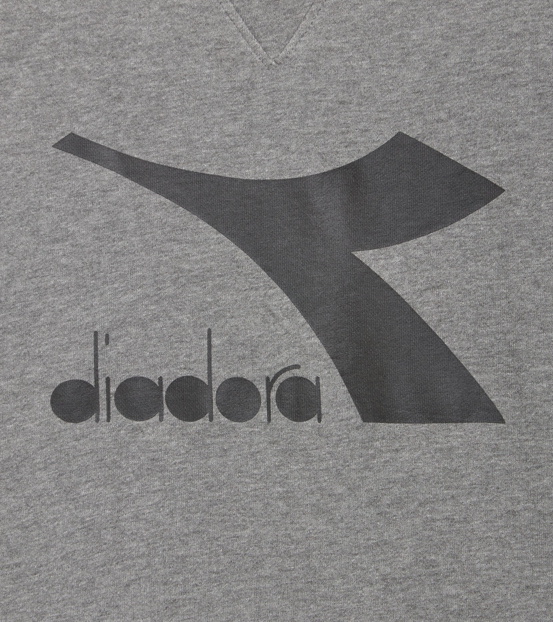 Sports sweatshirt - Men’s SWEATSHIRT CREW CHROMIA DARK GRAY MELANGE (C6096) - Diadora