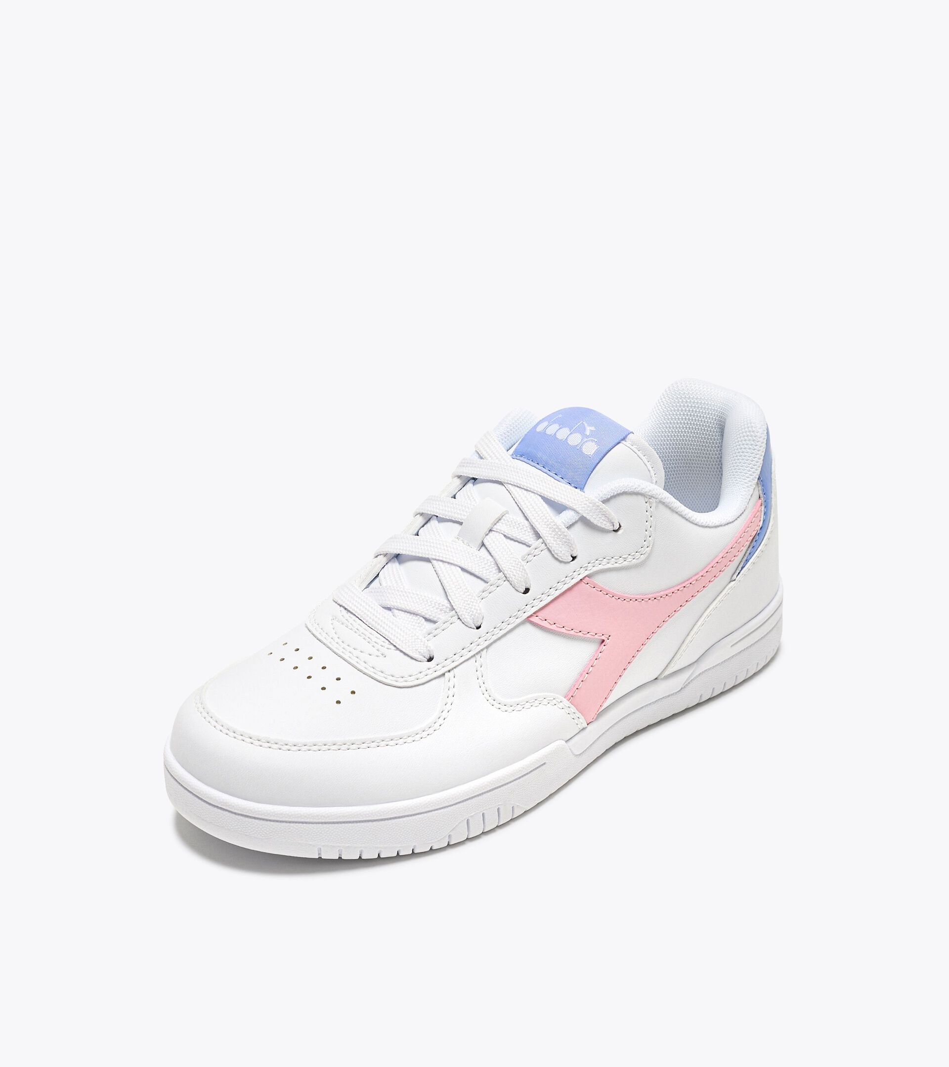 Sports shoes - Youth 8-16 years RAPTOR LOW GS WHT/ALMOND BLOSSOM/HYDRANGEA - Diadora