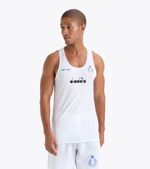 Competition tank Men - Italy National Volleyball Team CANOTTA GARA UOMO BV ITALIA OPTICAL WHITE - Diadora