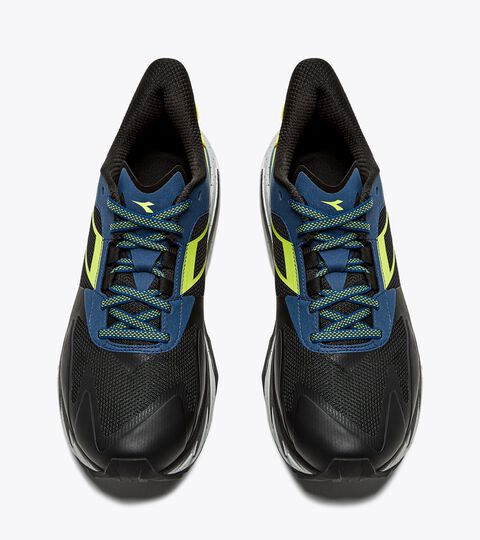 EQUIPE SESTRIERE-XT, BLK/EVENING PRIMROSE/SILVER DD Trail Running Shoes - Unisex EQUIPE SESTRIERE-XT BLK/EVENING PRIMROSE/SILVER DD - Diadora