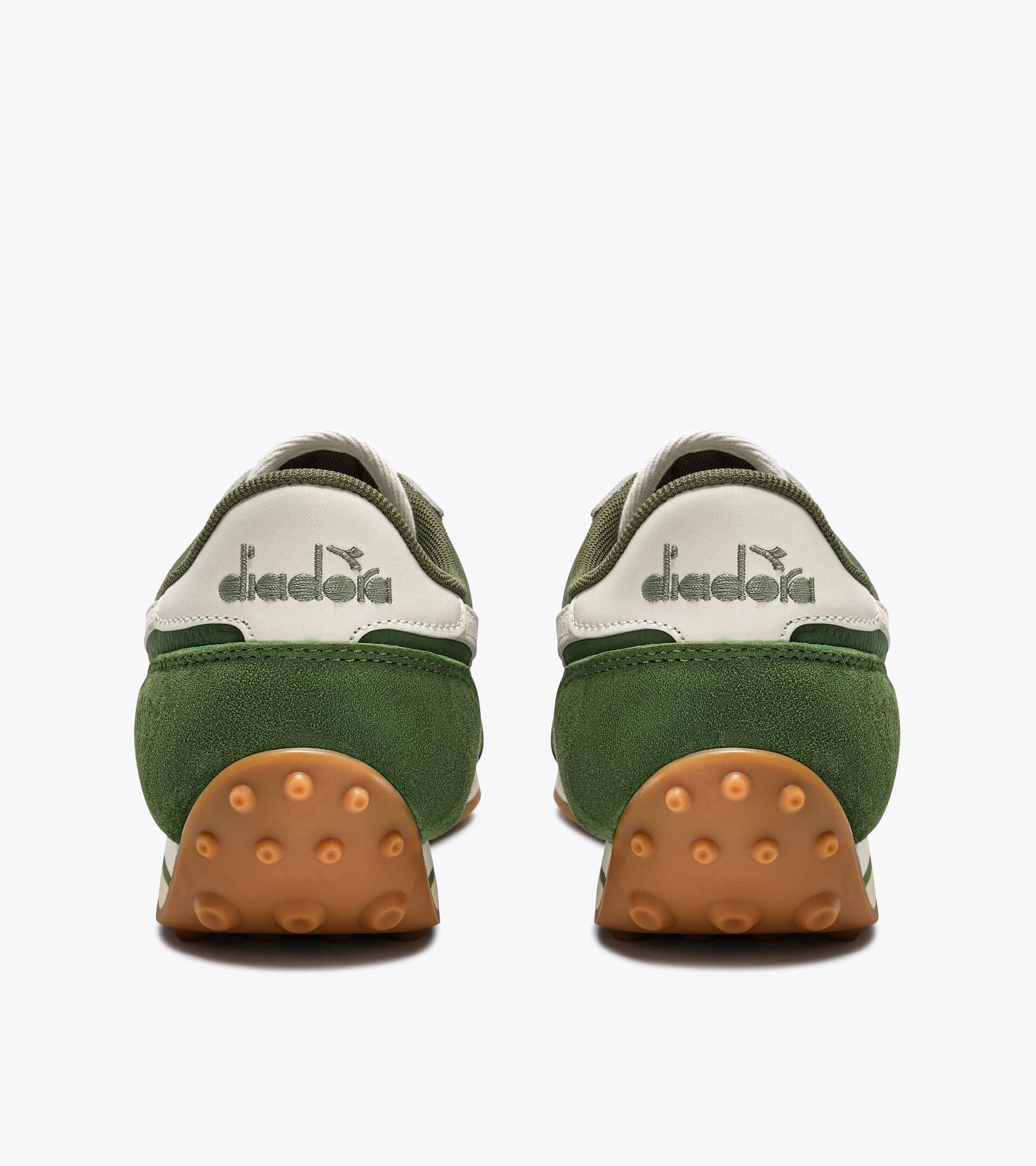 Sneaker mit niedrigem Profil aus Leder - F&uuml;r alle Geschlechter RALLY PUNCHED GARTENGRUEN - Diadora