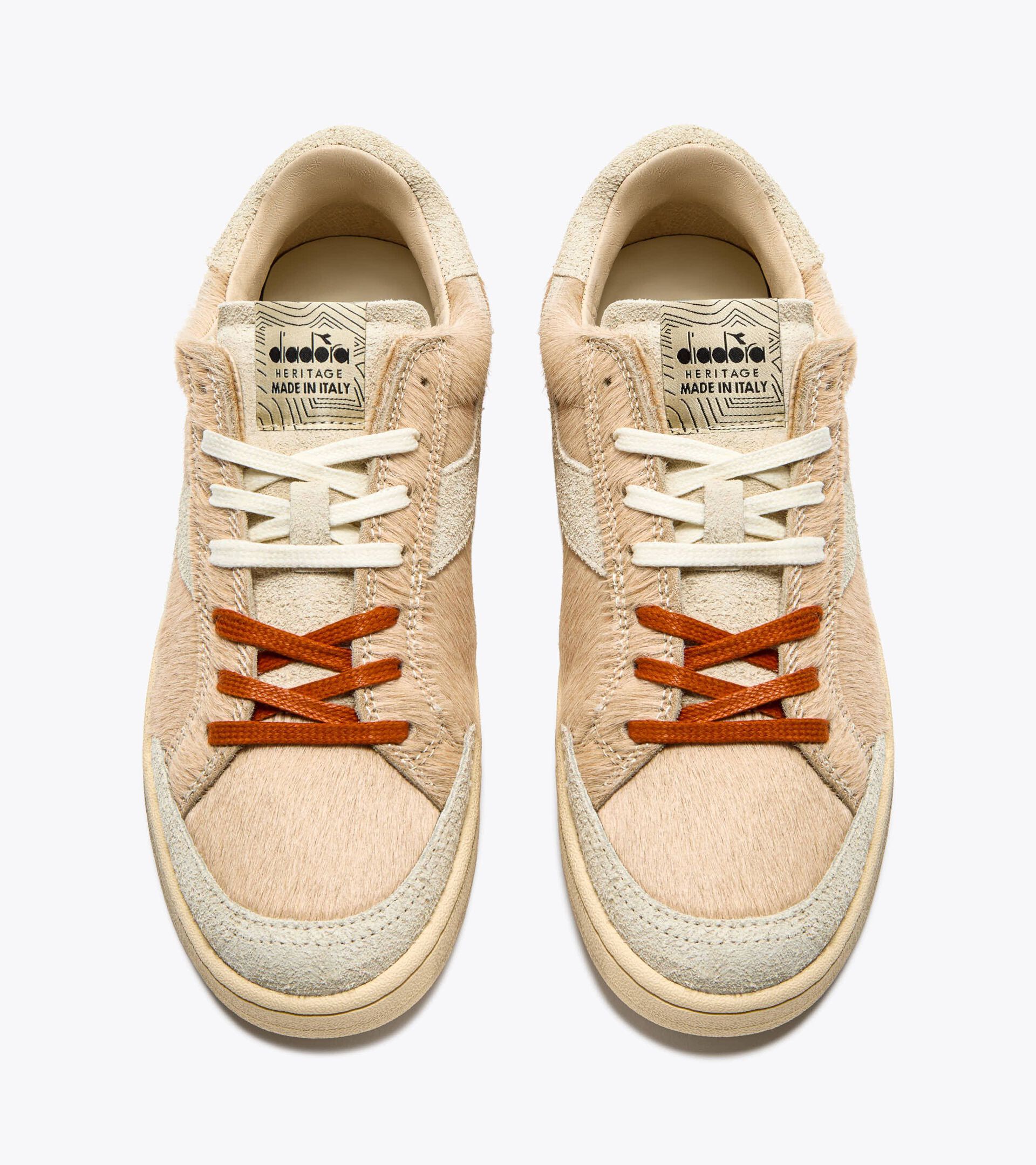 Zapatilla Heritage de piel - Made in Italy - Para todos los géneros PRESTIGE LUX ITALIA BLANCO MURMURAR - Diadora