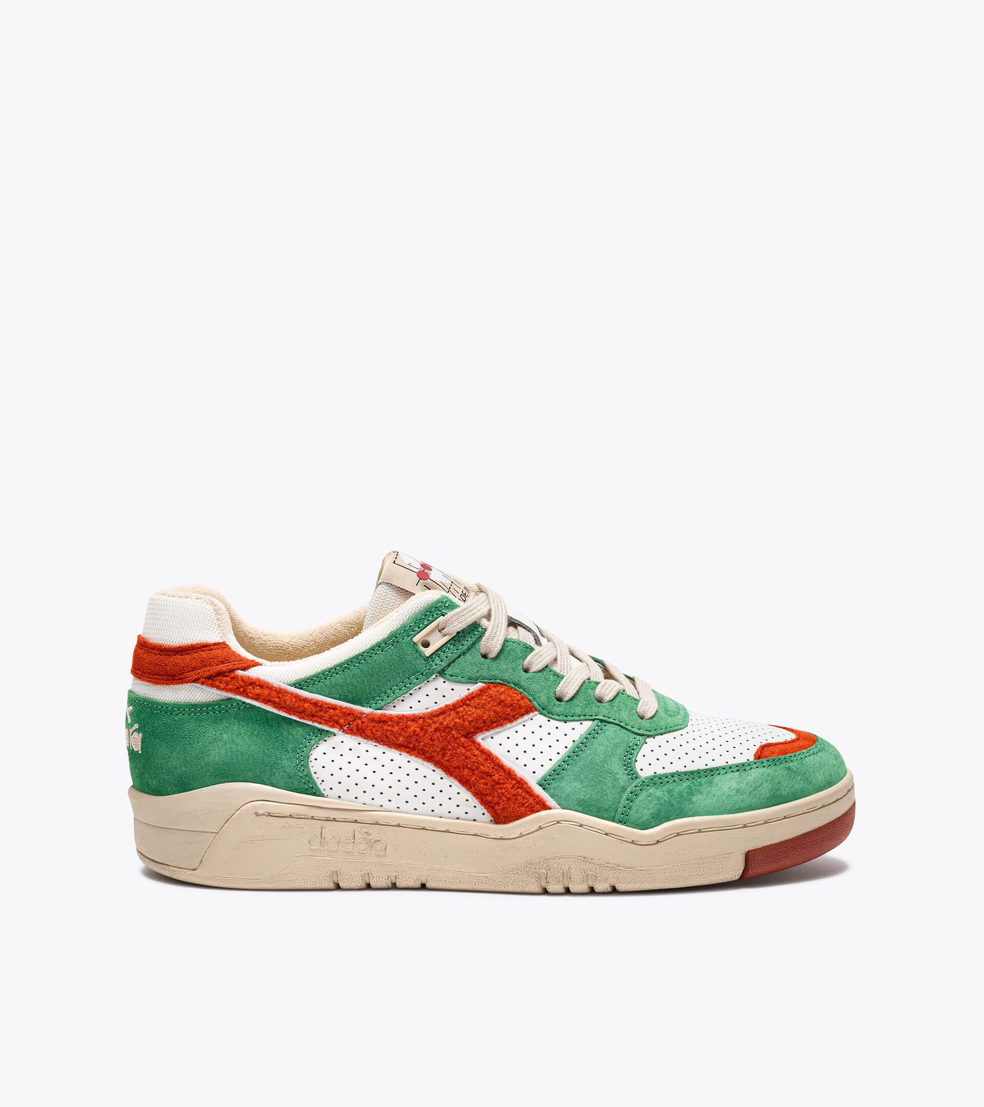 Sneakers Heritage - Made in Italy - Gender neutral B.560 USED RR ITALIA MARRON ROUILLE - Diadora