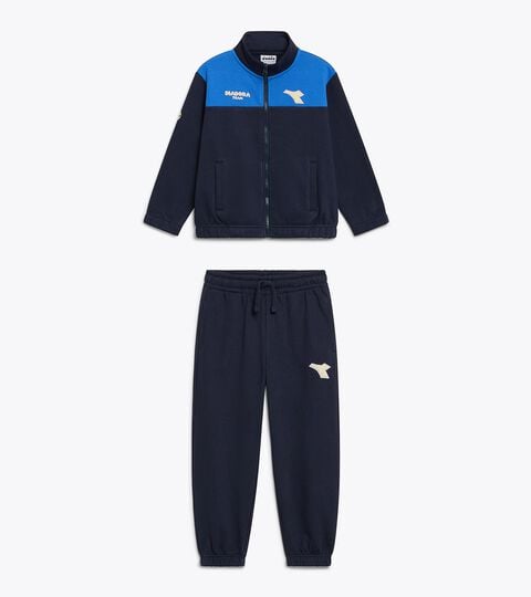 Ch&aacute;ndal de triacetato - Regular - Ni&ntilde;os y ni&ntilde;as JB. TRACKSUIT FZ LOGO (BR) AZUL NOCHE - Diadora