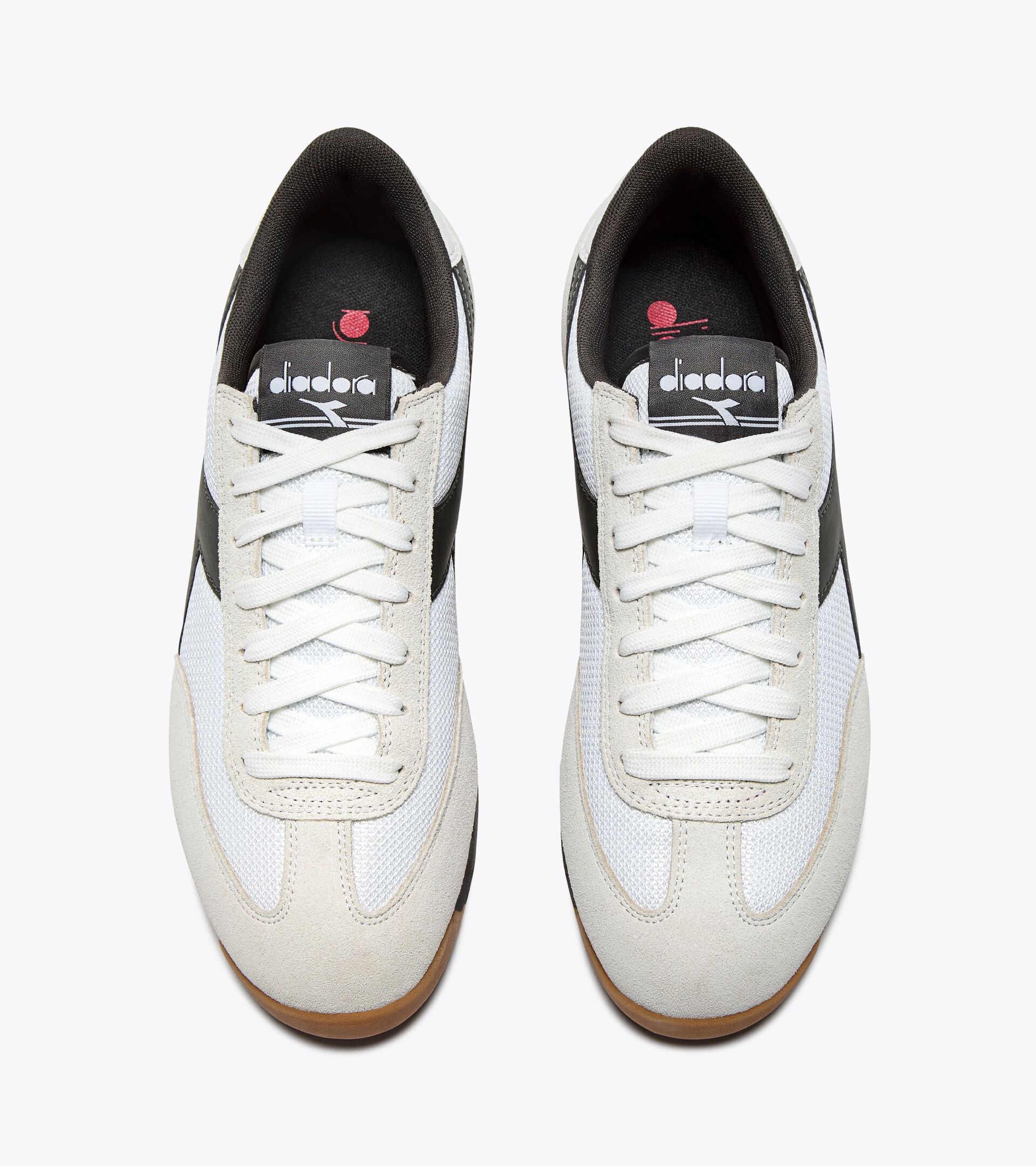 Sneaker aus Veloursleder mit niedrigem Profil - Für alle Geschlechter CROSS WHITE/BLACK BELUGA - Diadora