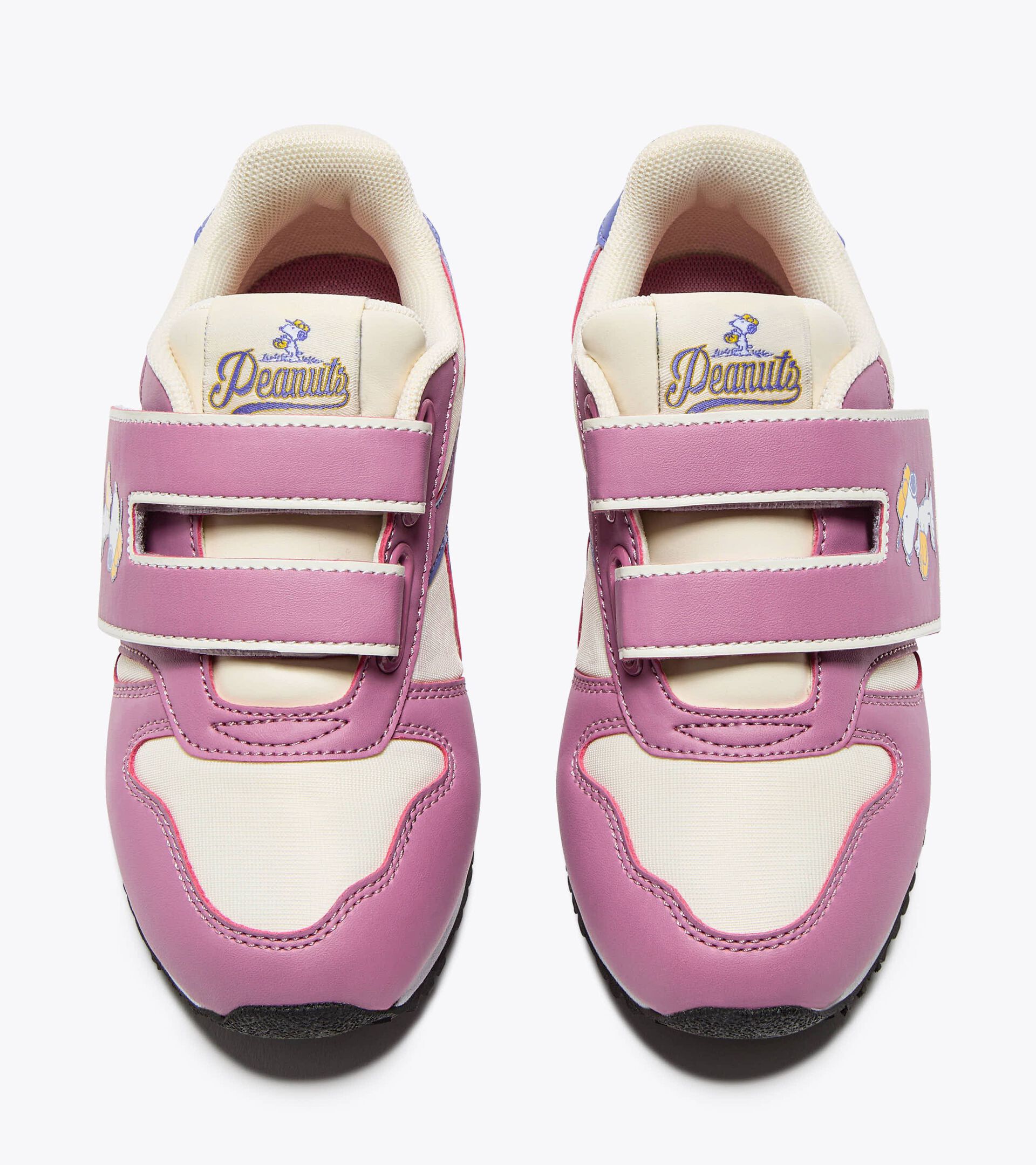 Peanuts running  shoe -  4-8  years old - Kids K-RUN SNOOPY PS PINK MAUVE ORCHID - Diadora