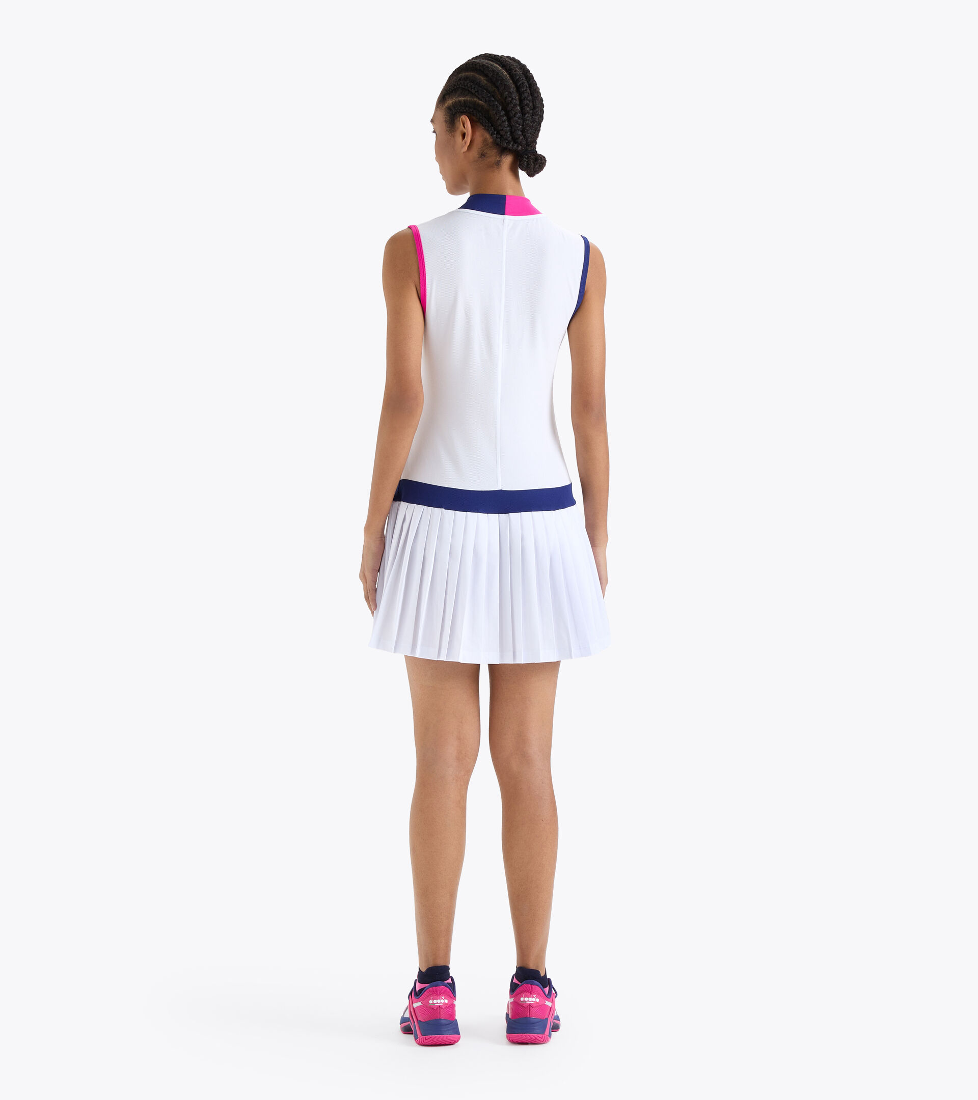 Tennis dress - Women  L. DRESS ICON OPTICAL WHITE - Diadora