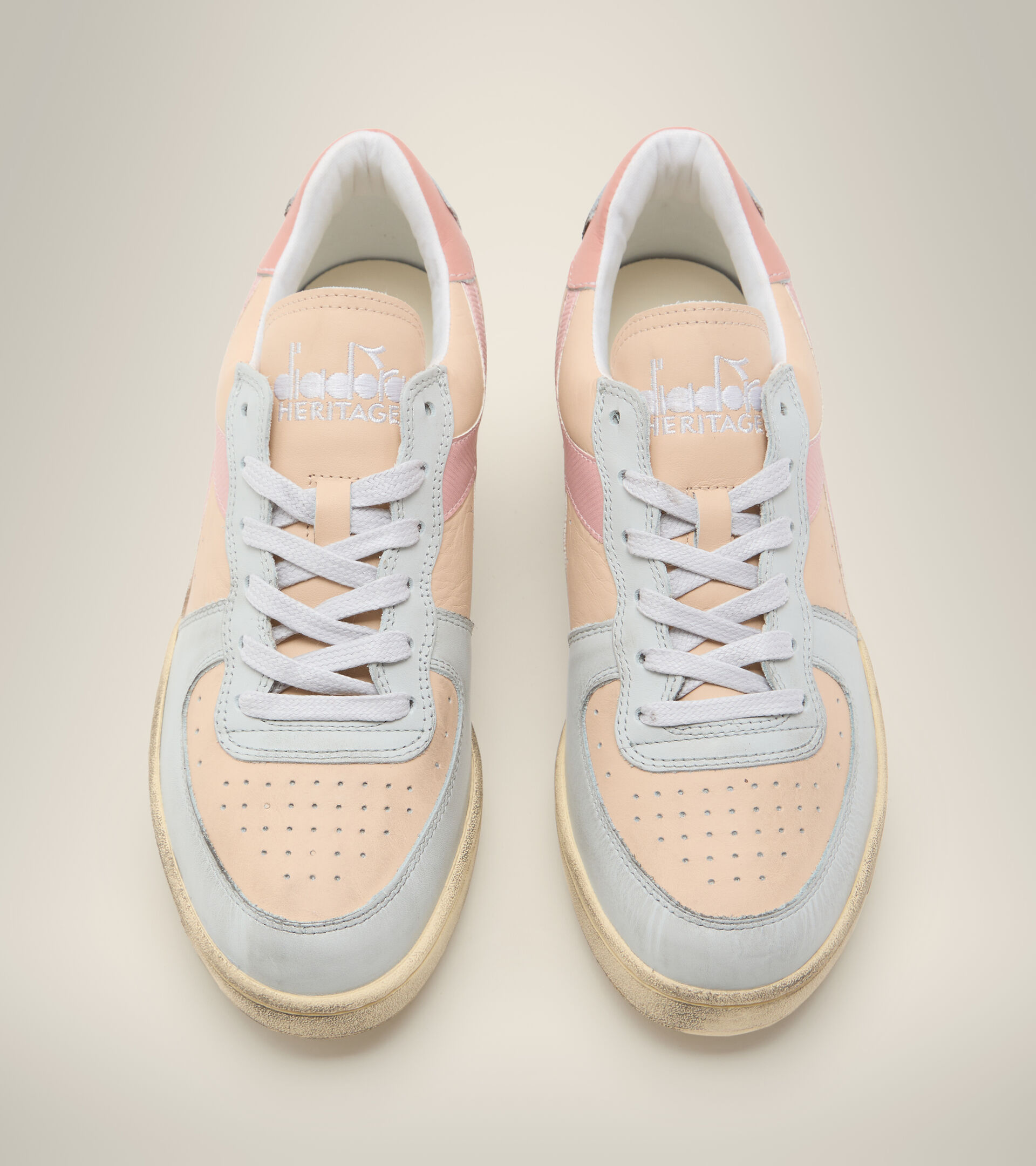 Heritage shoes - Unisex MI BASKET LOW USED APPLEBLOSSOM - Diadora