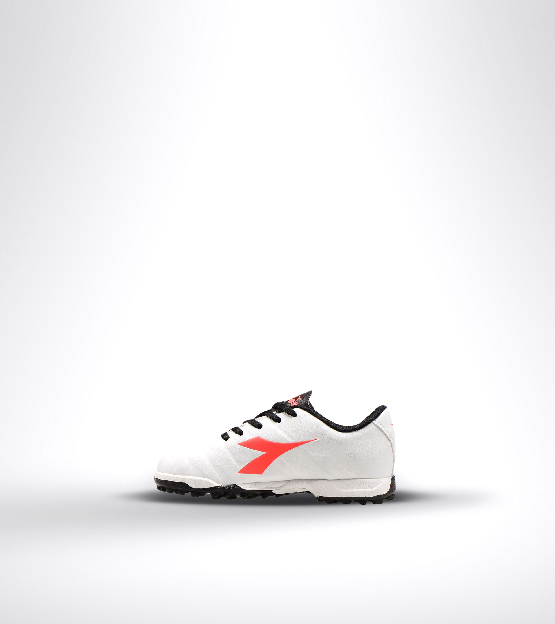 Hard ground and artificial turf football boot - Unisex kids PICHICHI 3 TF JR WHITE/BLACK/RED FLUO - Diadora