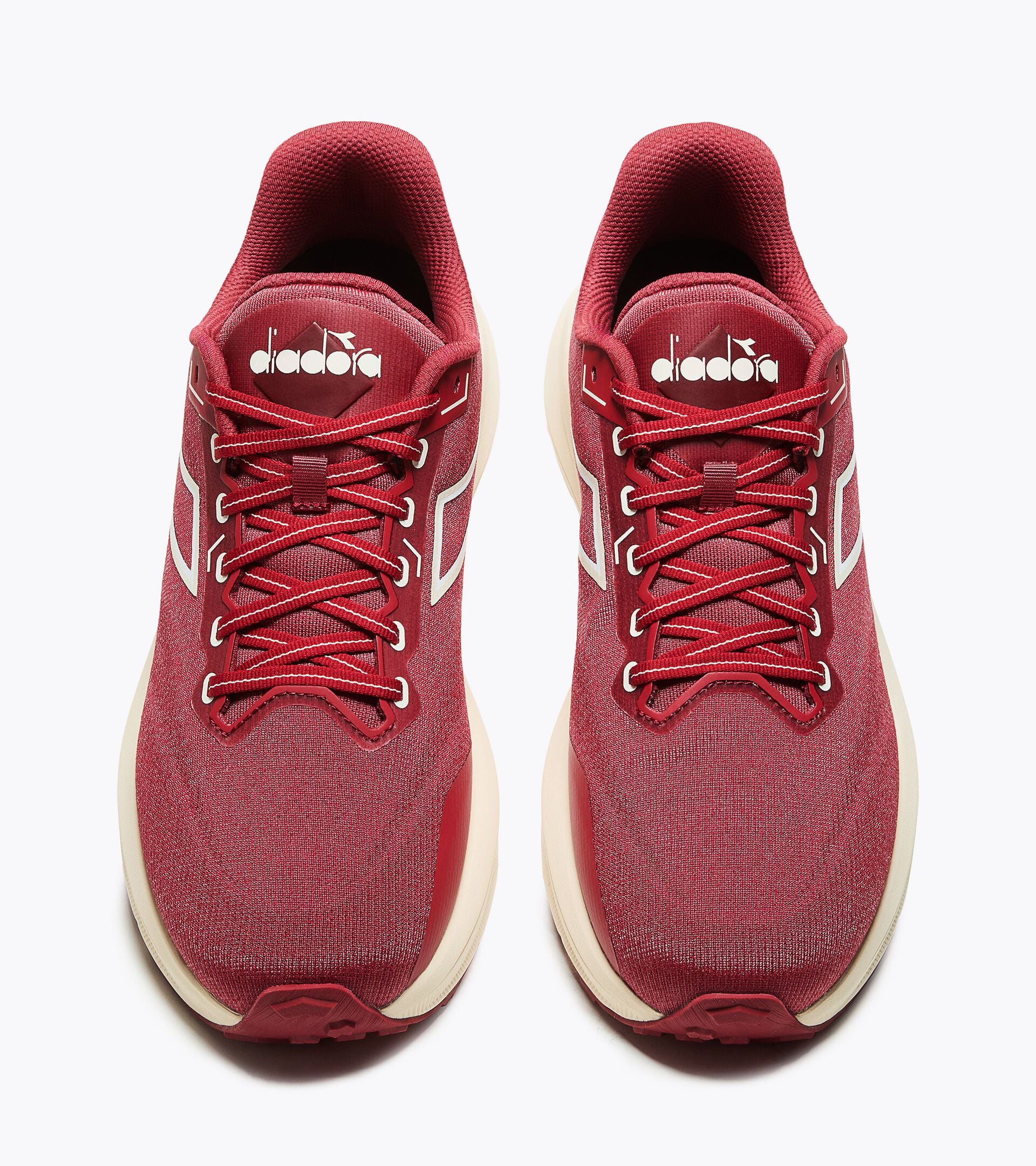 Running shoe - Stability, comfort and durability - All-gender
 NUCLEO 2 GR EARTH RED/WHISPER WHITE - Diadora