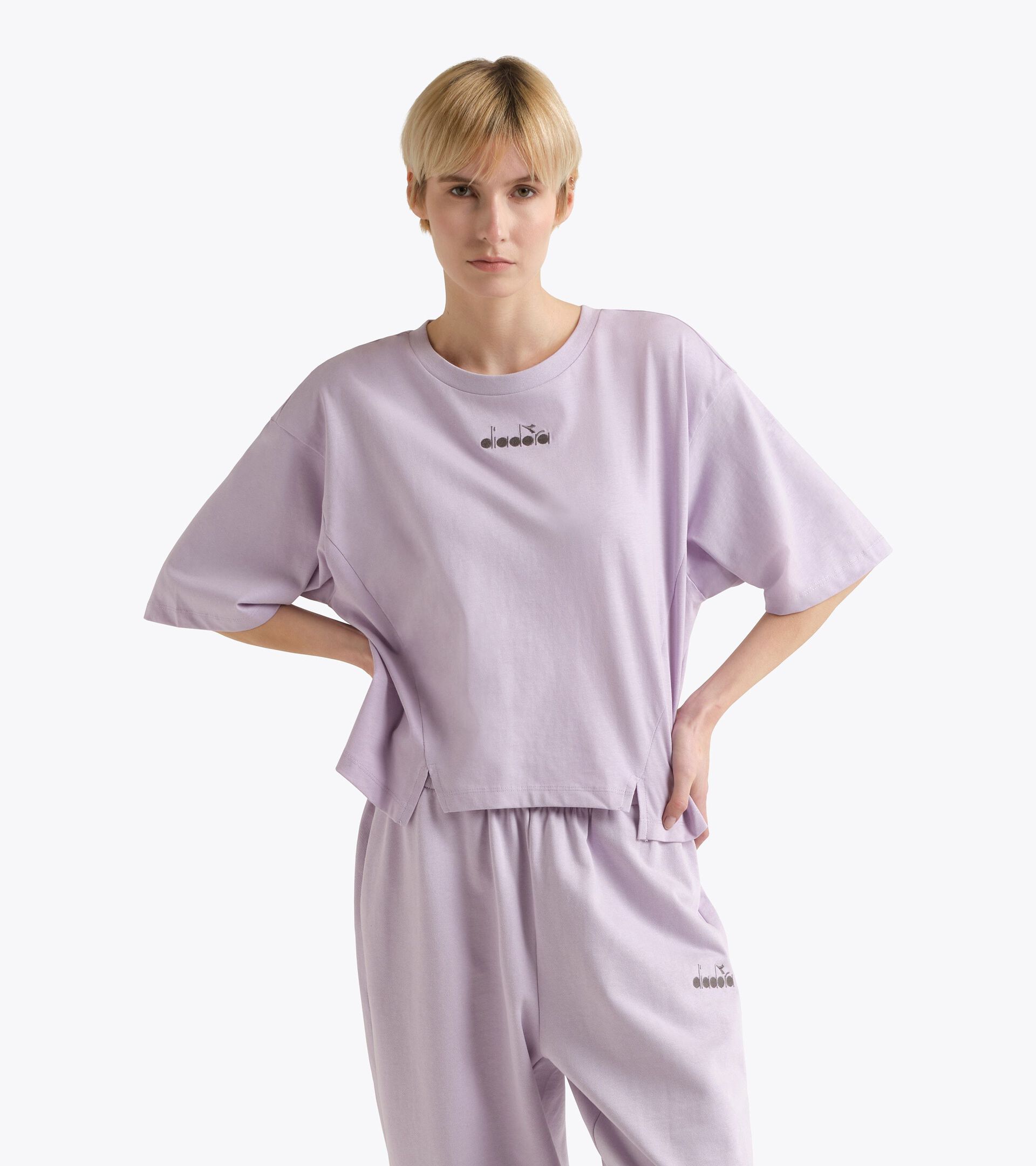 Cotton t-shirt - Women&rsquo;s
 L. T-SHIRT SS LOGO THISTLE - Diadora