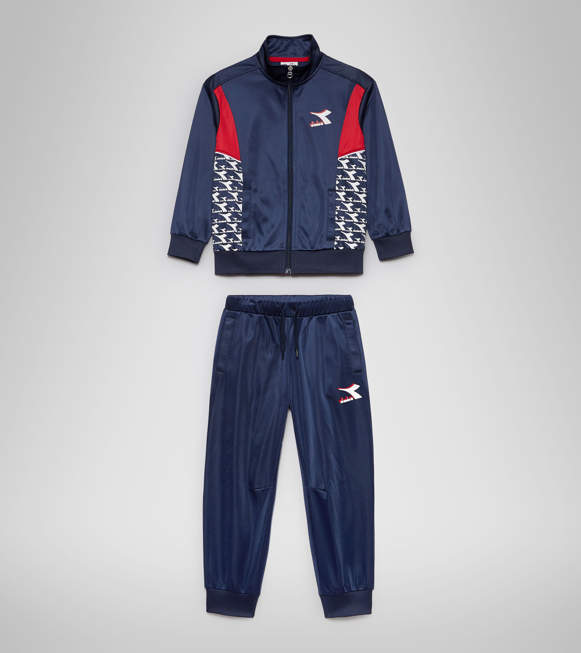 Tracksuit - Kids JU. LIGHT FZ TRACKSUIT CUBIC CLASSIC NAVY - Diadora