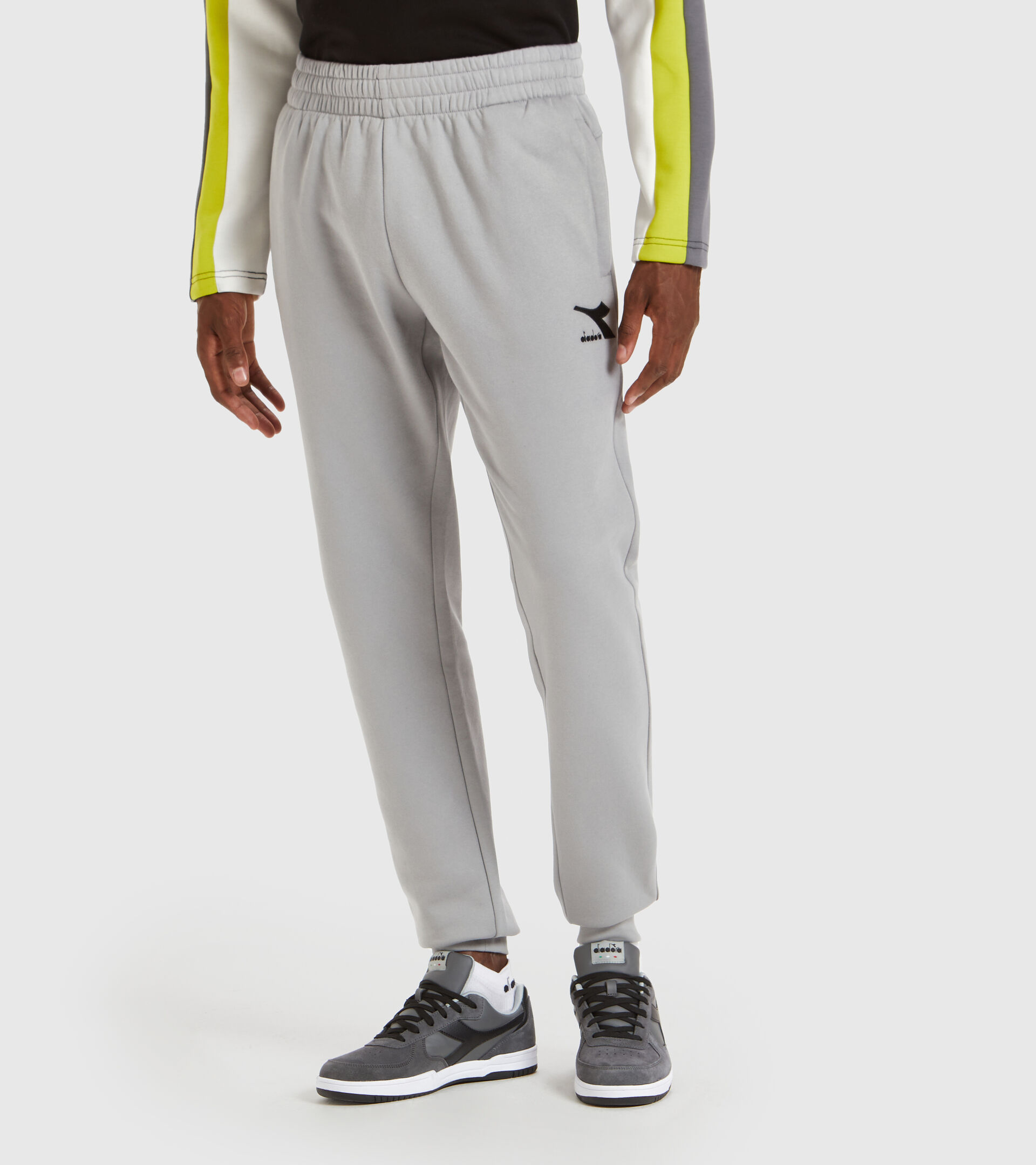 Sports trousers - Men PANTS CUFF CORE GRAY MOUSE - Diadora