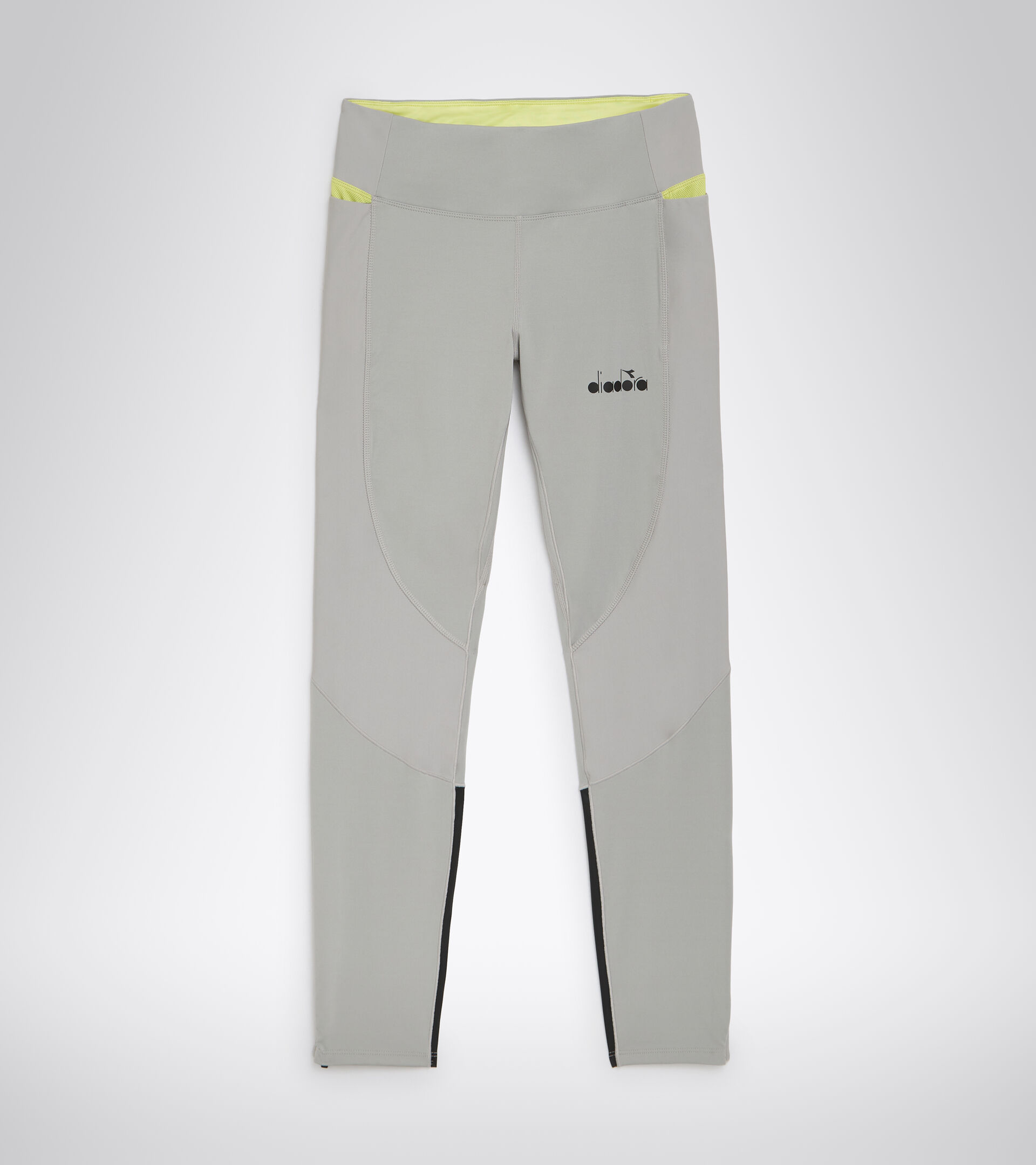 Leggings da running - Donna L. WINTER RUNNING TIGHTS BE ONE ARGENTO METALLIZZATO - Diadora