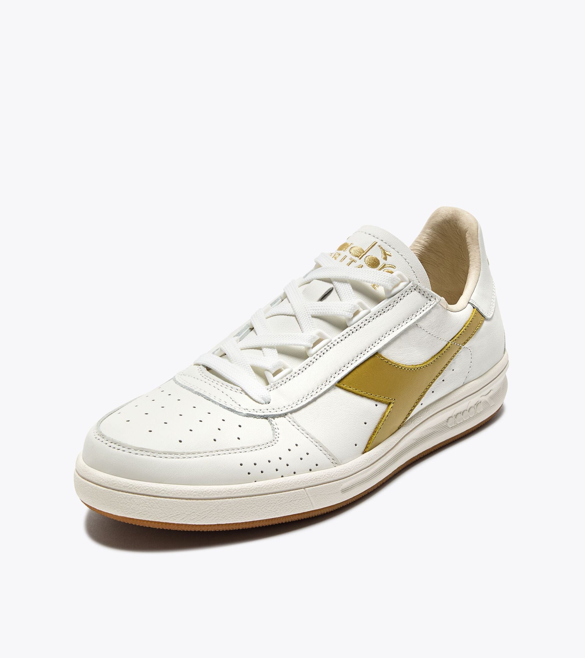 Made in Italy Heritage shoe - All-Gender B.ELITE '84 ITALIA WHITE/GOLD - Diadora