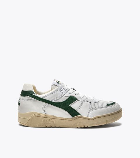 Heritage shoe - Gender neutral B.560 USED WHITE/FOGLIAGE GREEN - Diadora