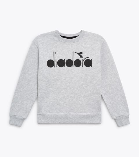 Sweatshirt - Boys JB. SWEATSHIRT CREW COMIC LIGHT MIDDLE GREY MELANGE - Diadora