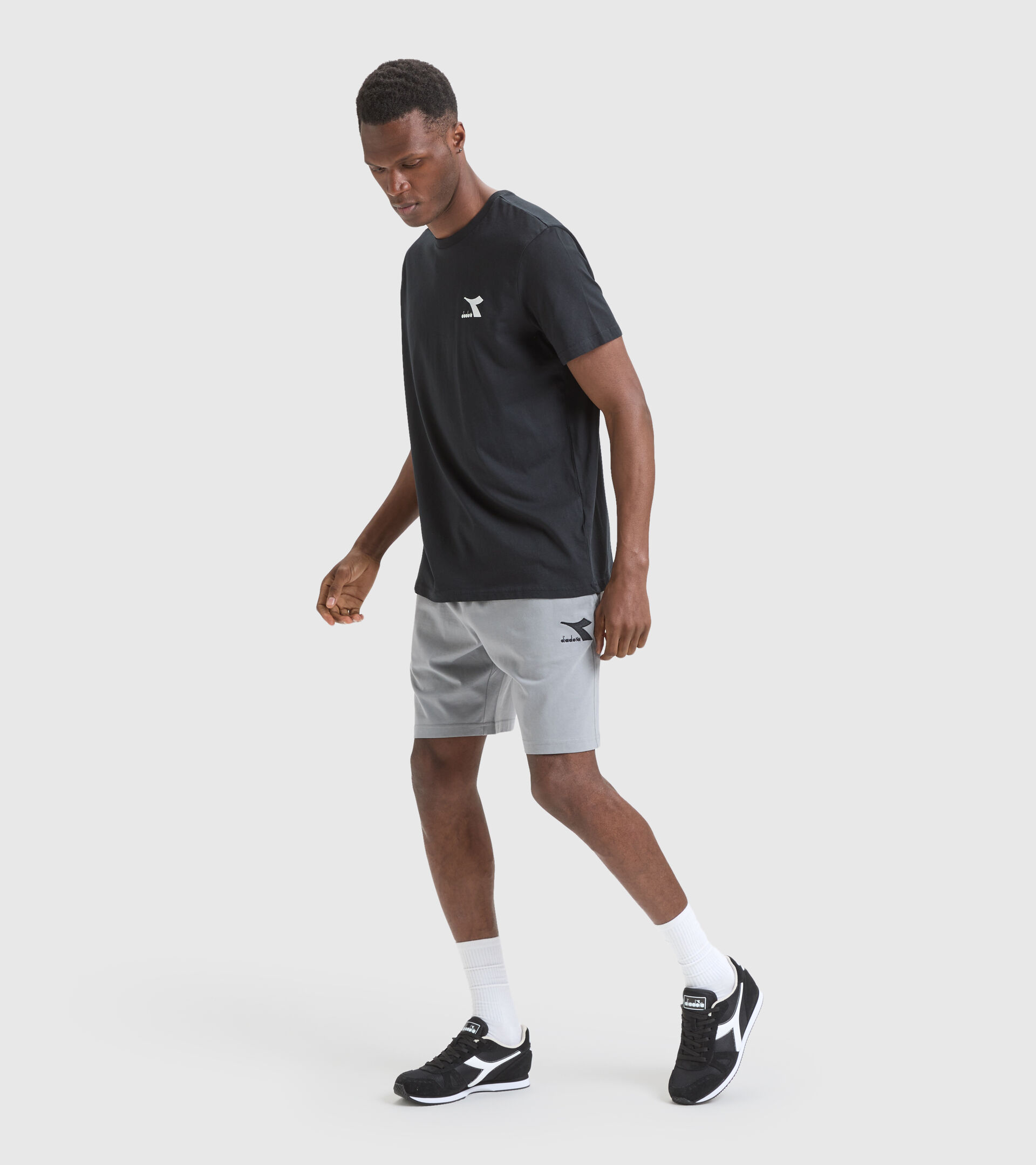 Cotton T-shirt - Men T-SHIRT SS CORE BLACK - Diadora