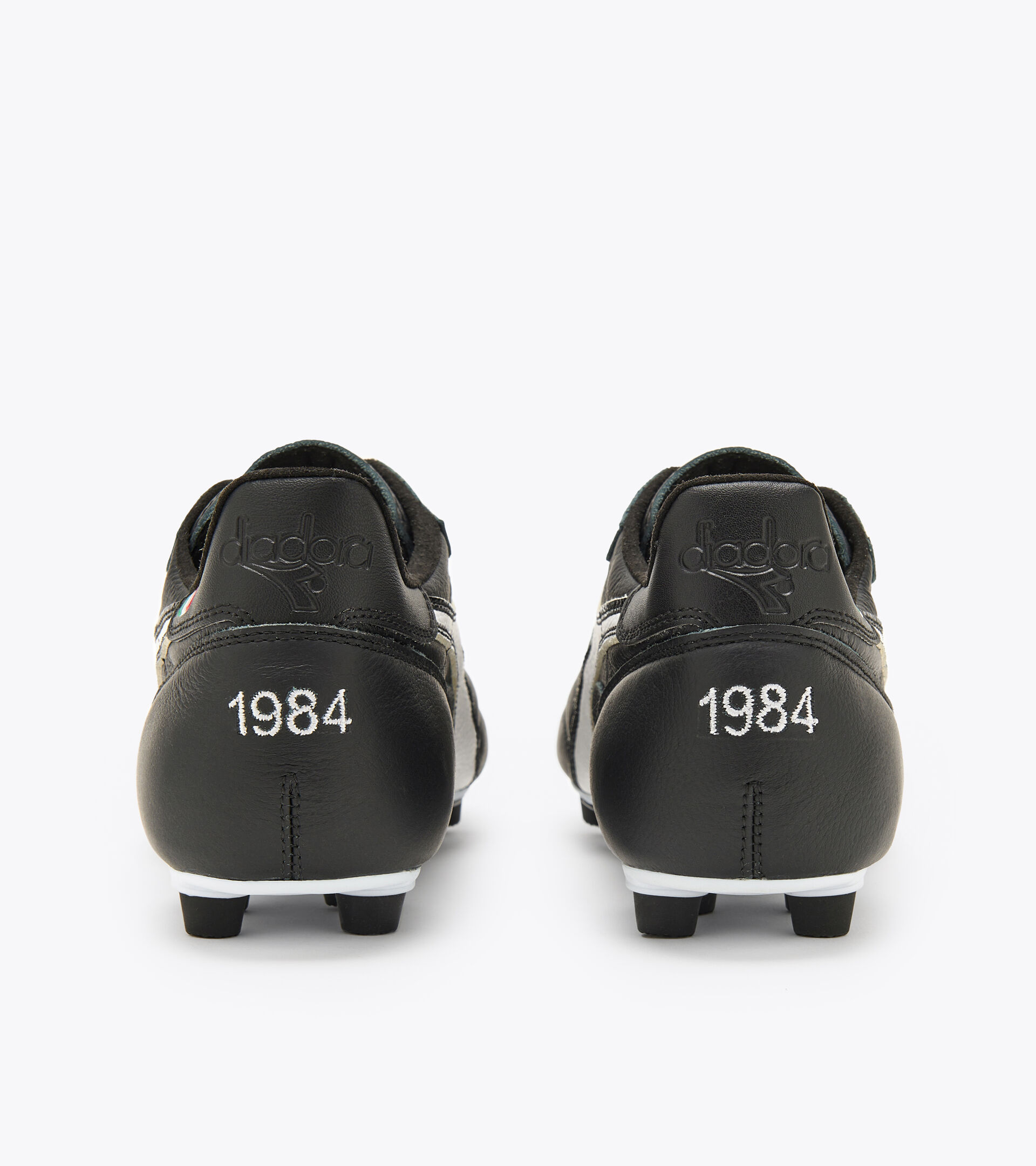 Firm ground football boots - Made in Italy BRASIL ITALY OG LT+ MDPU BLACK /WHITE - Diadora