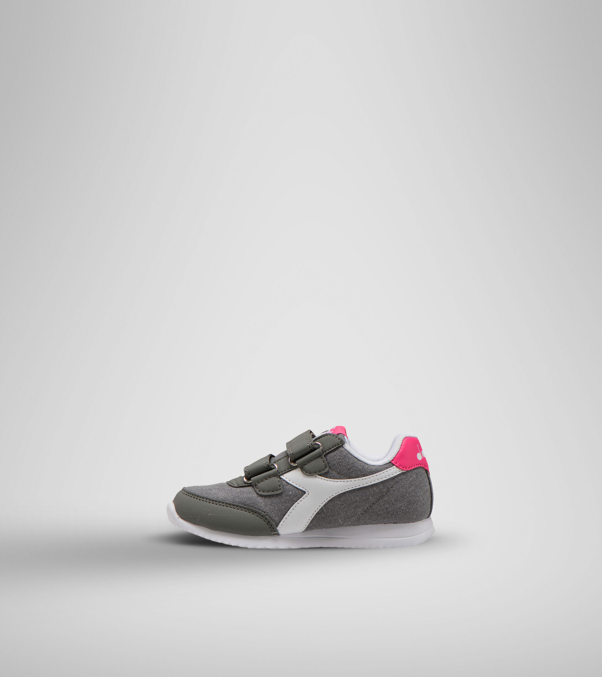 Sports shoes - Kids 4-8 years JOG LIGHT PS CHARCOAL GRAY/FANDANGO PINK - Diadora