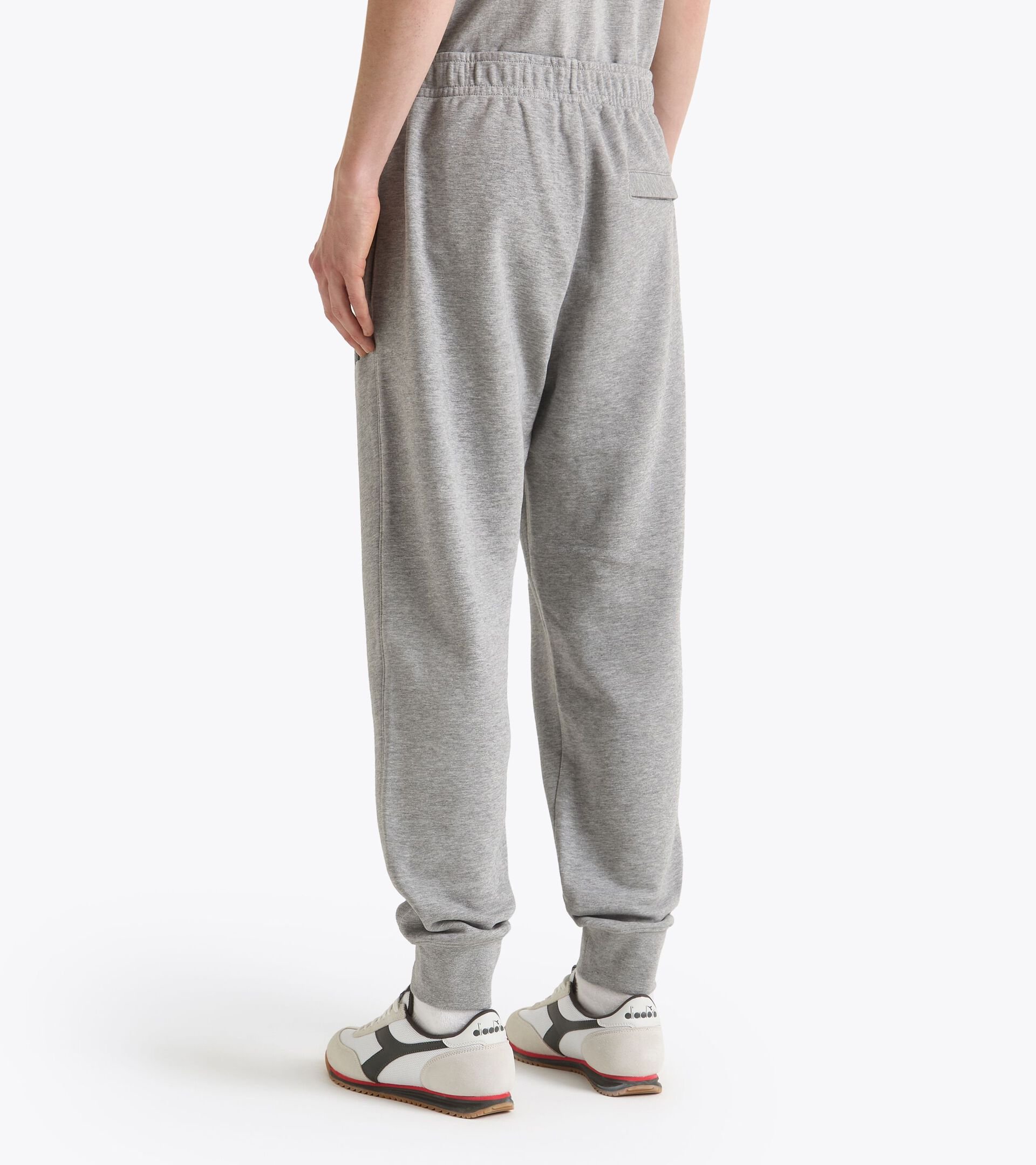 Sweatpants - All-gender PANTS ATHL. LOGO HIGH RISE MELANGE - Diadora