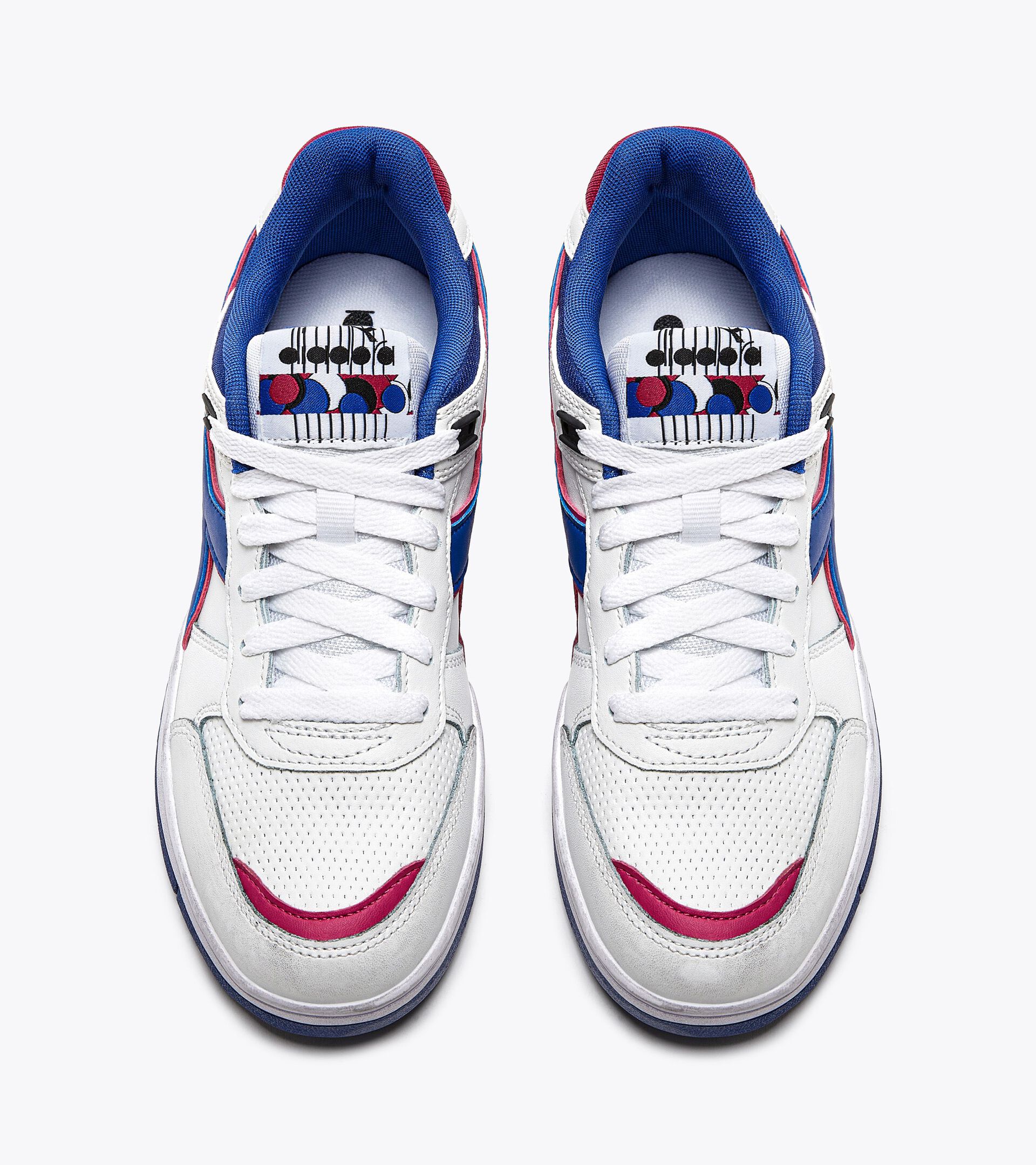 Zapatilla deportiva - Gender neutral B.56 ICONA BIANCO/BLU LIMONGES - Diadora