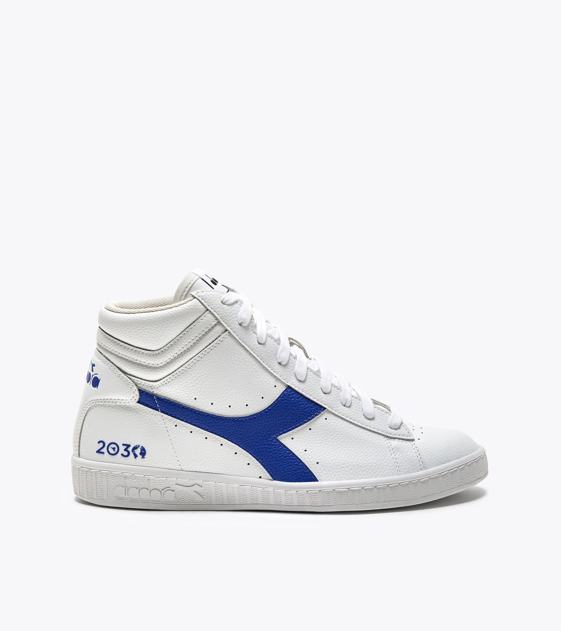 Sportschuh - Gender neutral GAME L HIGH 2030 WEISS/KAISERBLAU - Diadora