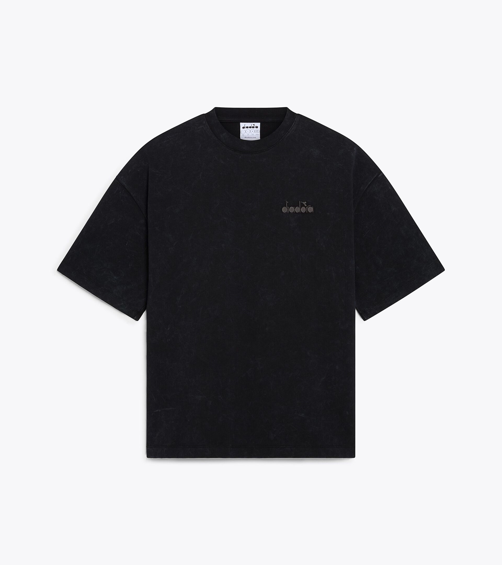 Short-sleeved T-shirt - Regular fit - Men&rsquo;s T-SHIRT SS AVENUE LAB I BLACK COAL - Diadora