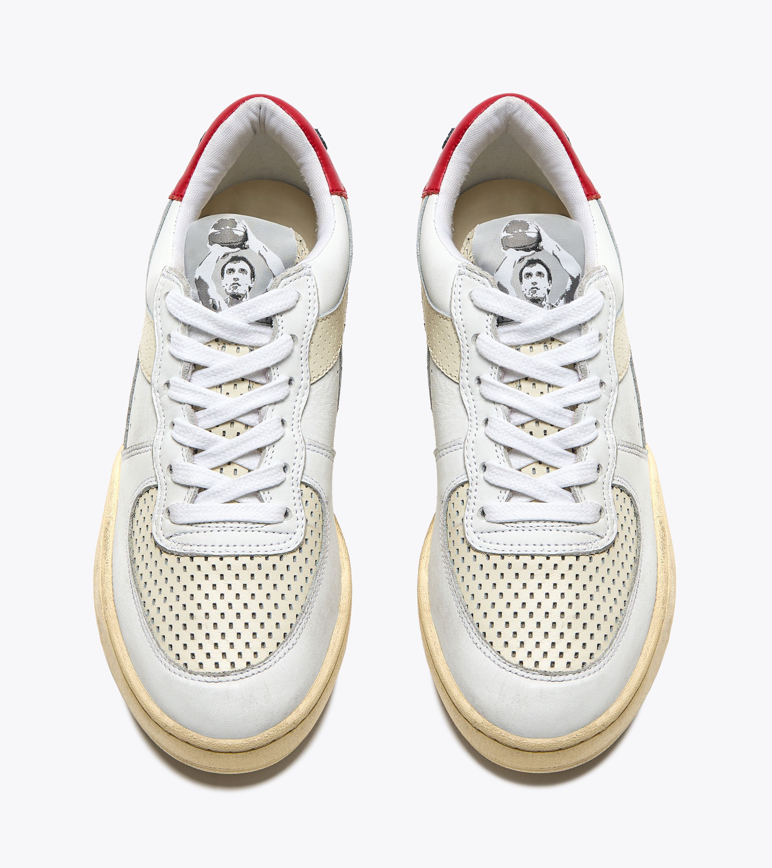 MI BASKET LOW PUNCHED ITA X DINO MENEGHIN Heritage shoe Made In Italy Gender Neutral Diadora Online Store US