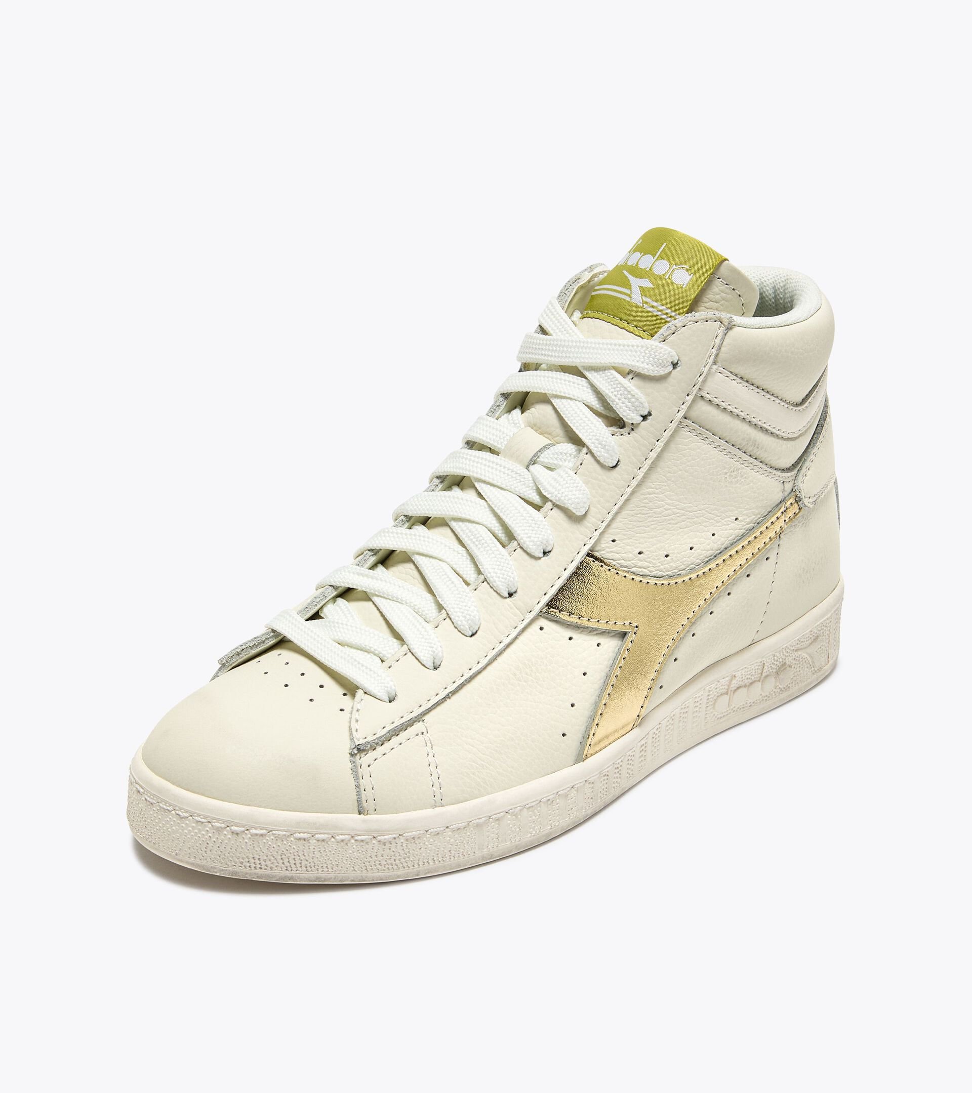 Sports shoes - Women GAME L HIGH WAXED METAL WN WHITE/ENDIVE - Diadora