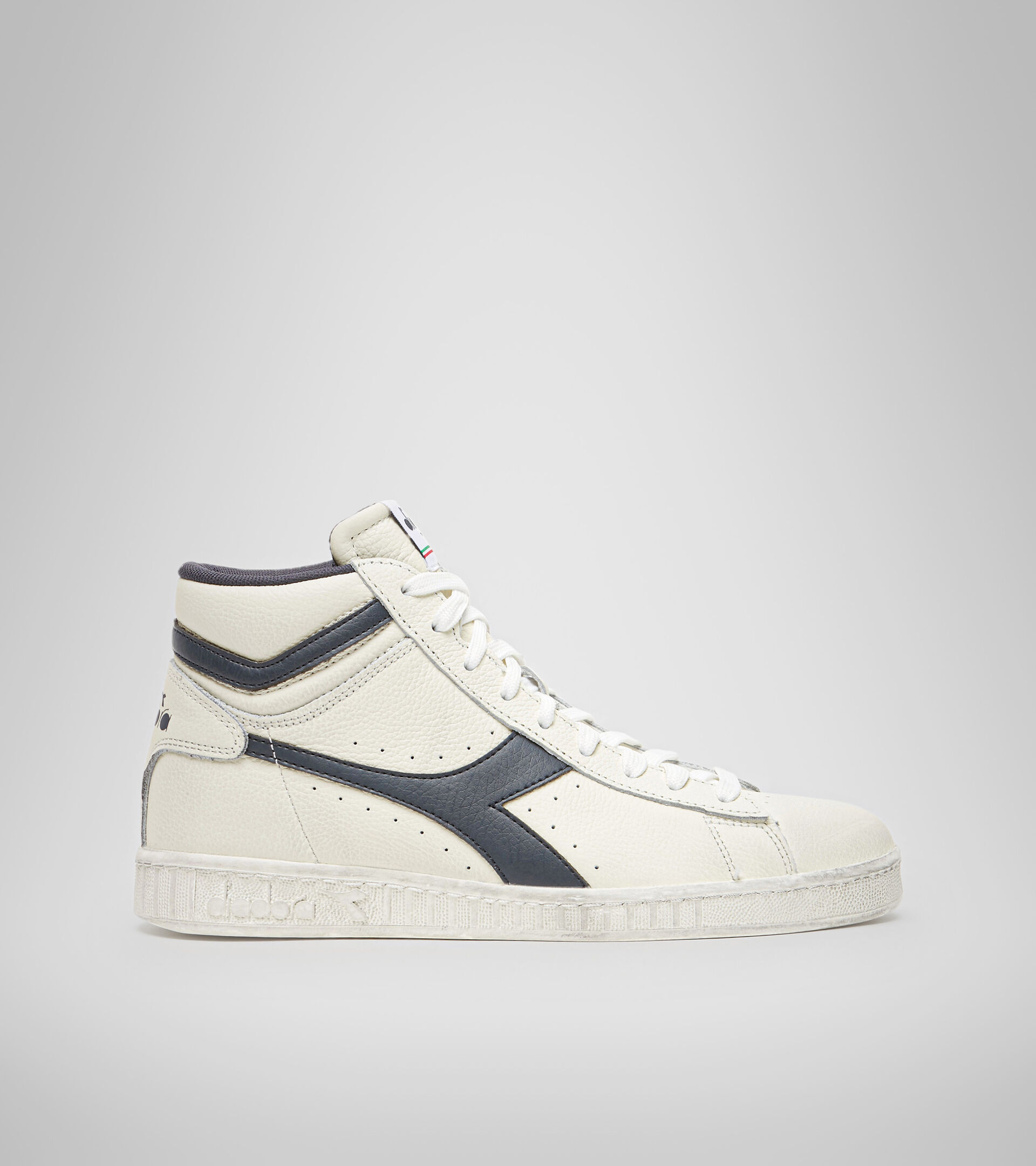 Zapatilla deportiva - Unisex GAME L HIGH WAXED BLANCO/UNIFORME AZUL - Diadora