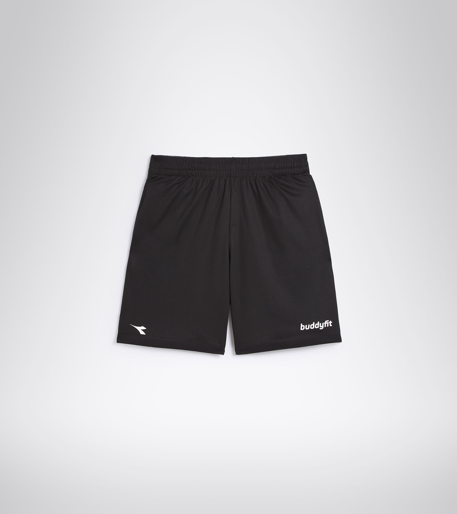 Men's reversible Bermuda workout shorts BERMUDA REVERSIBLE BUDDYFIT BLACK - Diadora