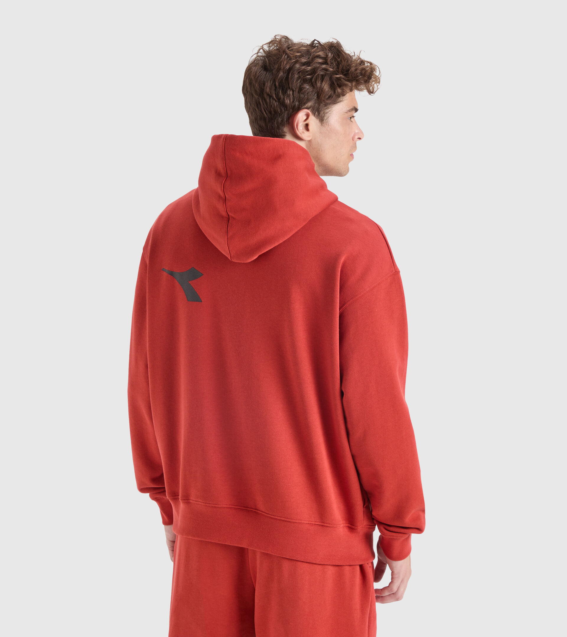 Sweatshirt aus Baumwolle mit Kapuze - Unisex HOODIE MANIFESTO BOSSA NOVA BRAUN - Diadora