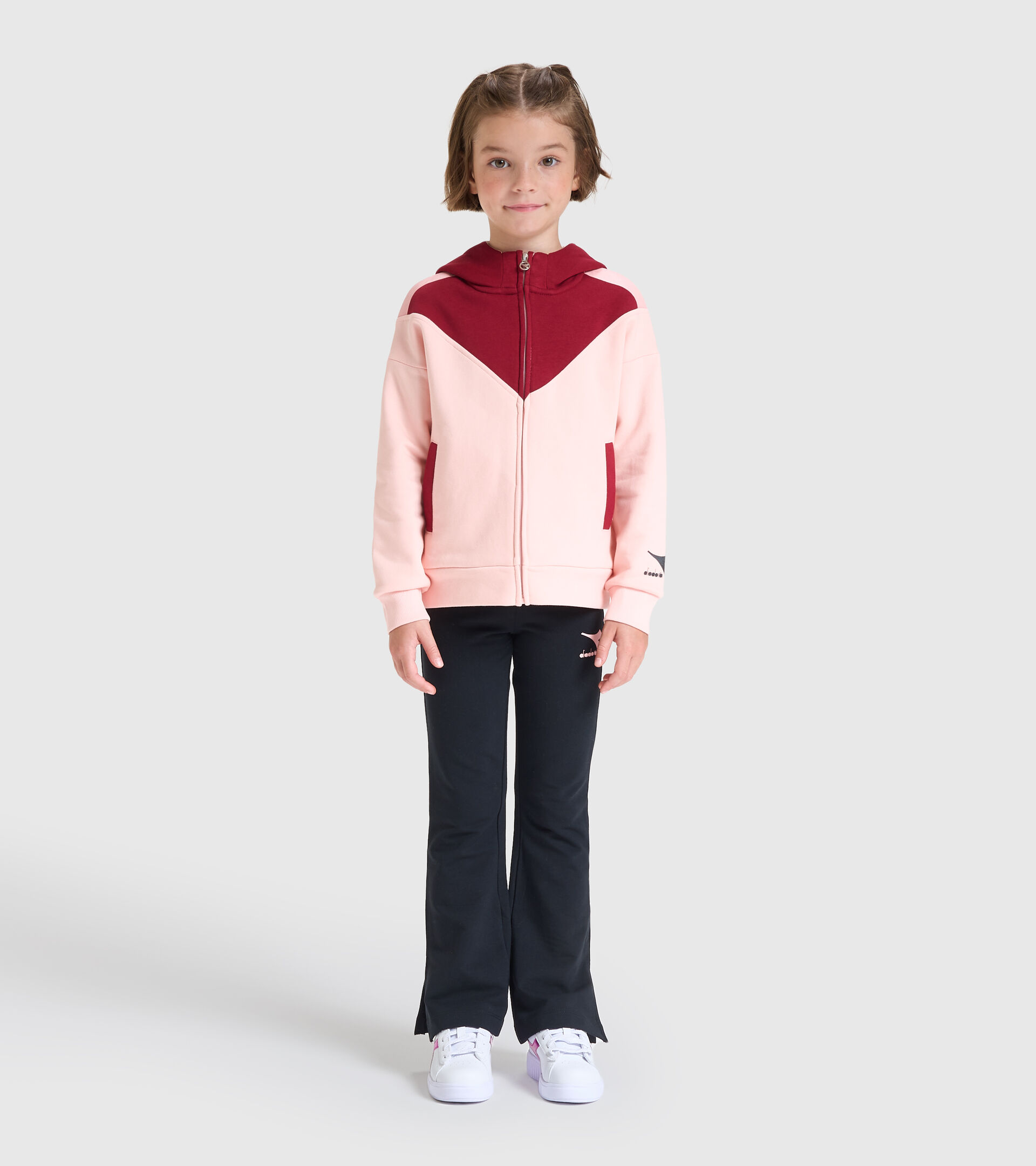 Tracksuit - Kids JG.HD FZ TRACKSUIT TWINKLE VEILED PINK - Diadora