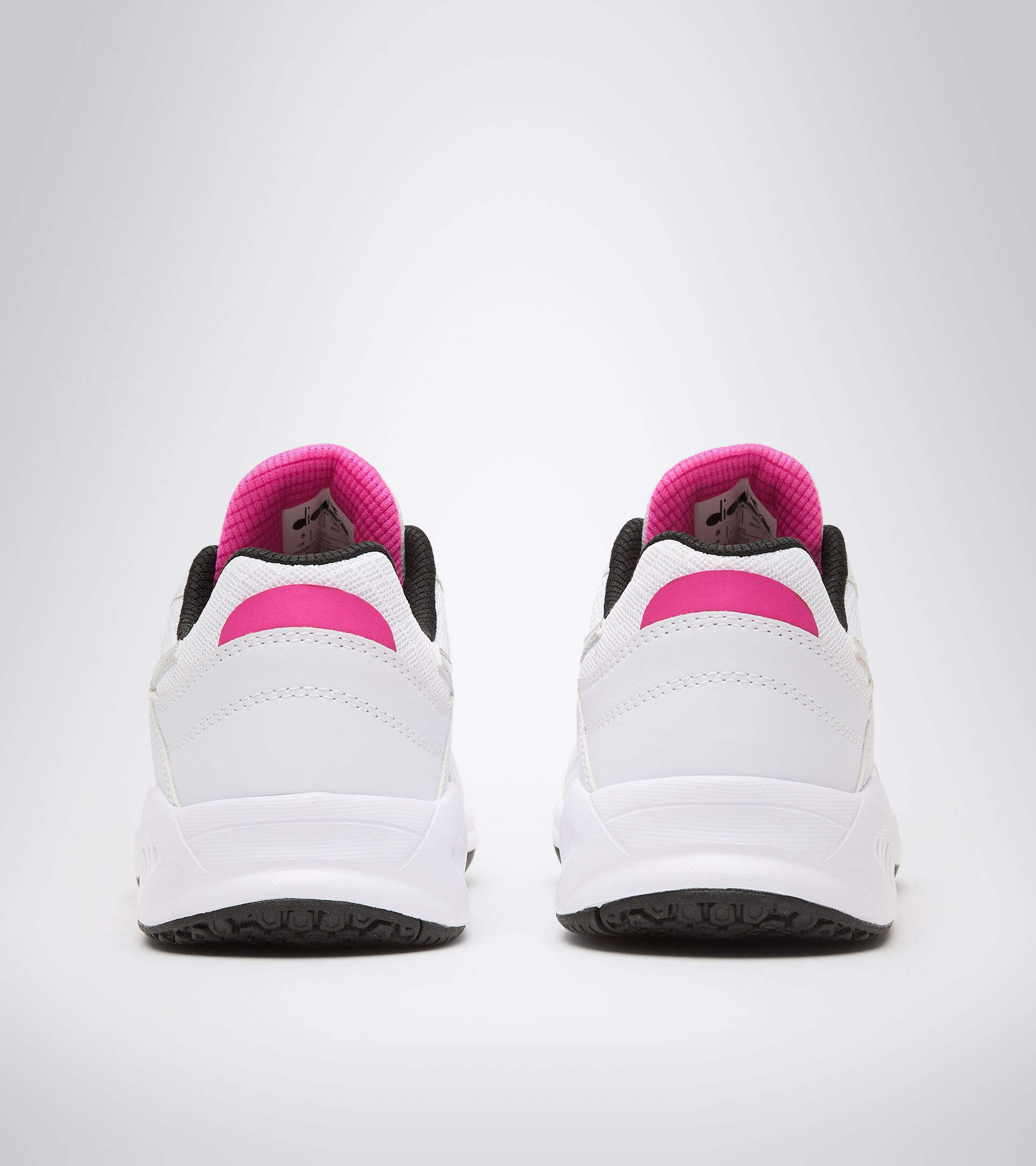 Tennis shoes - Women SMASH 5 W WHT/SILVER DD/RHODAMINE RED C - Diadora