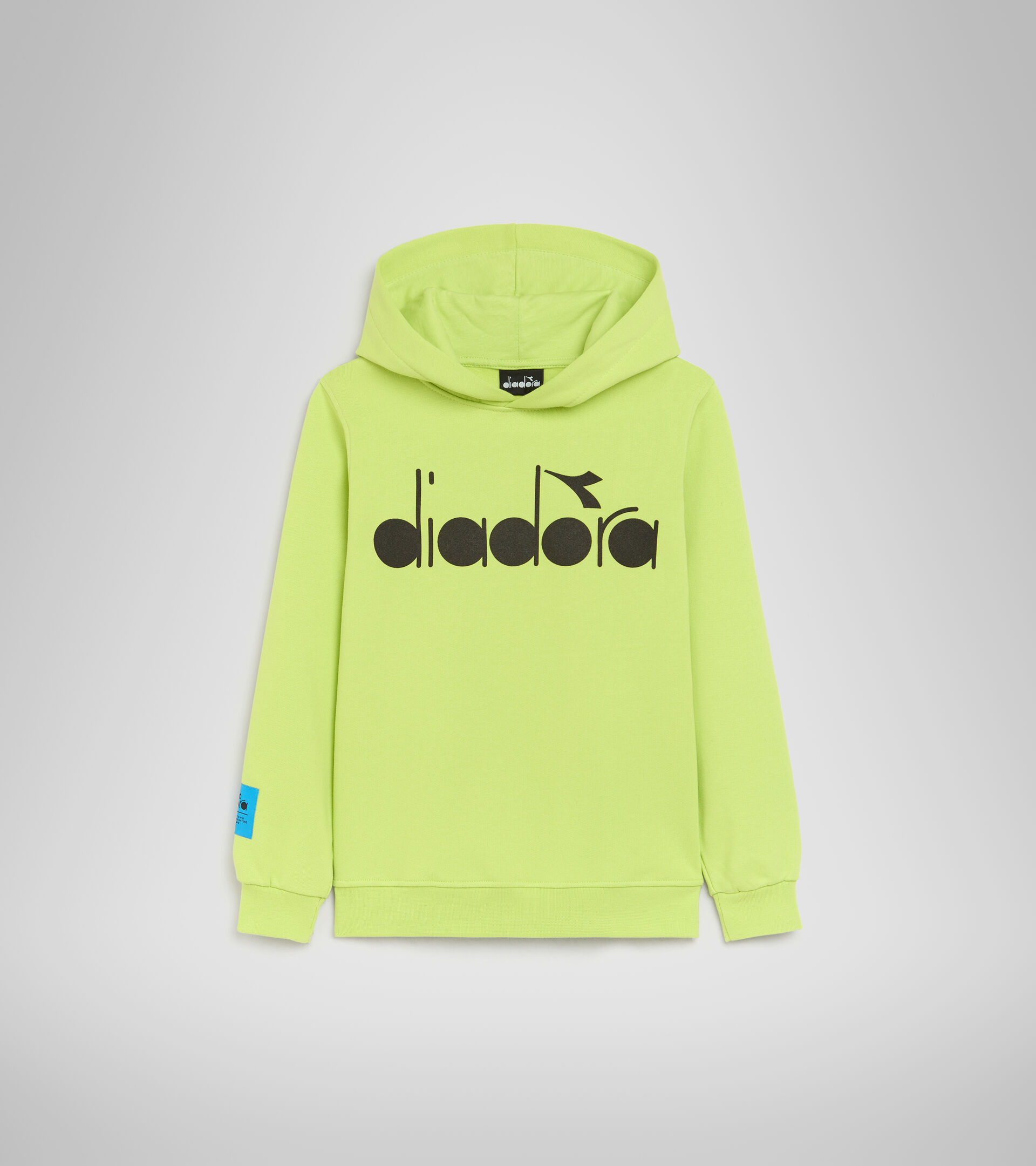 Logo sweatshirt - Boy JB.HOODIE D LIME GREEN - Diadora