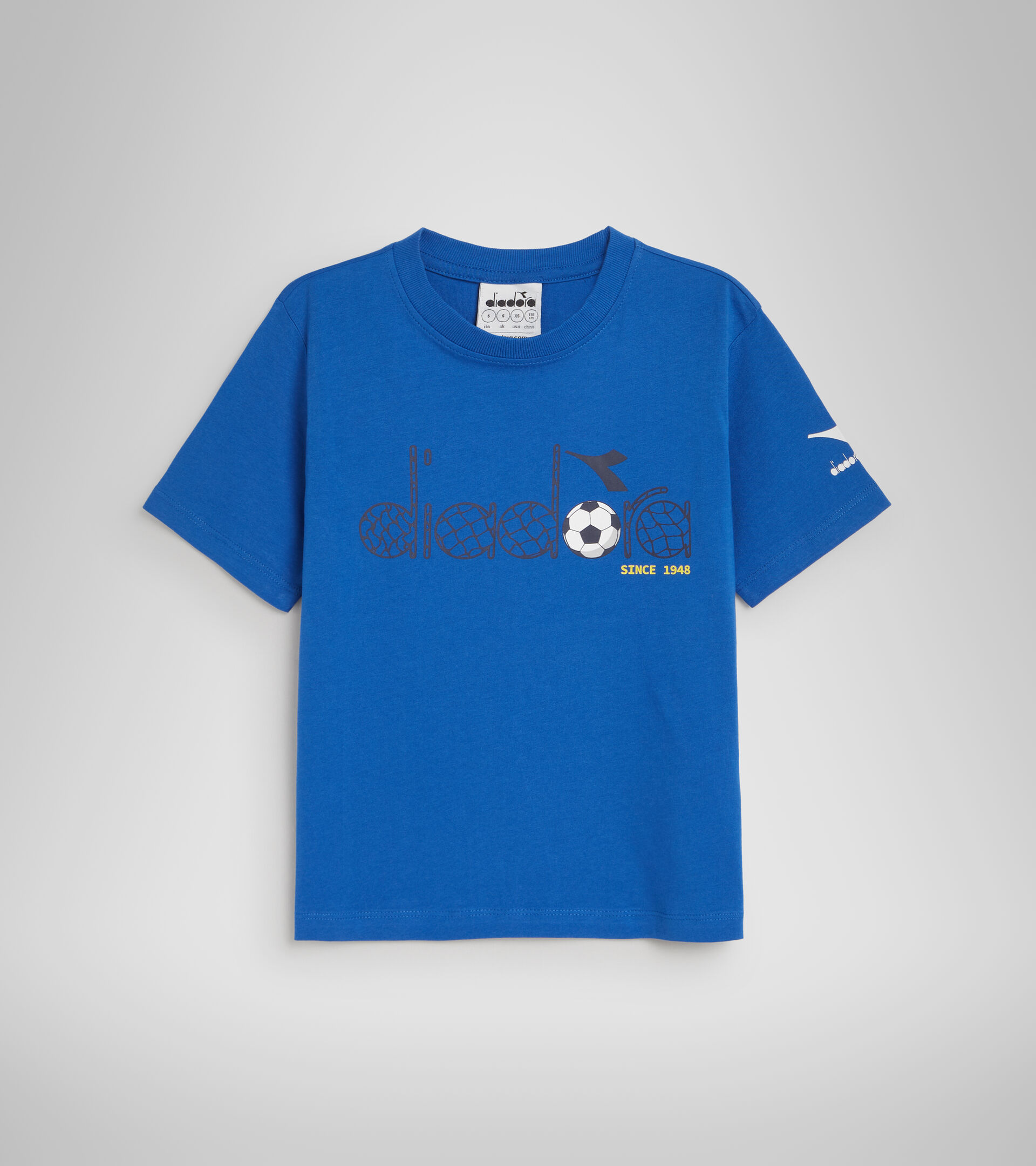Cotton sports T-shirt - Boy’s JB.T-SHIRT SS DIADORA FC PRINCESS BLUE - Diadora