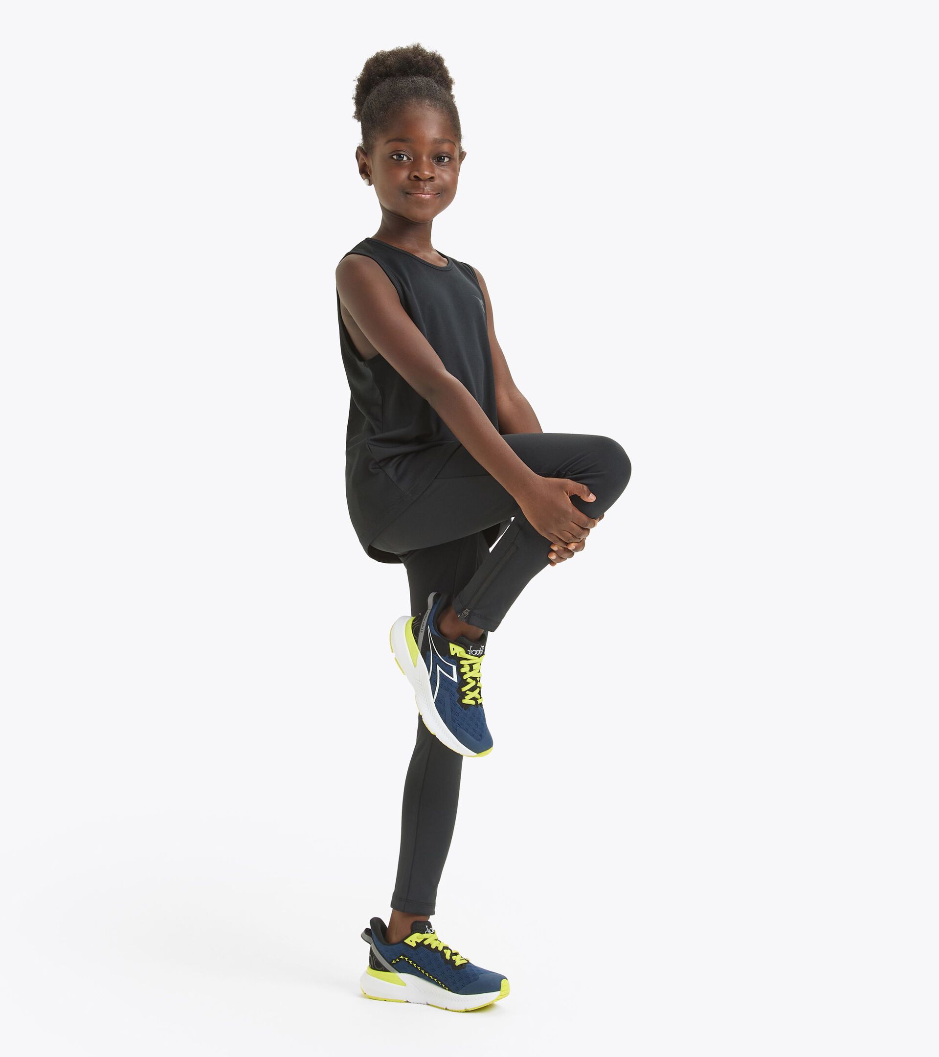 Sports pants - Kids - Gender Neutral J. LONG TIGHTS BLACK - Diadora