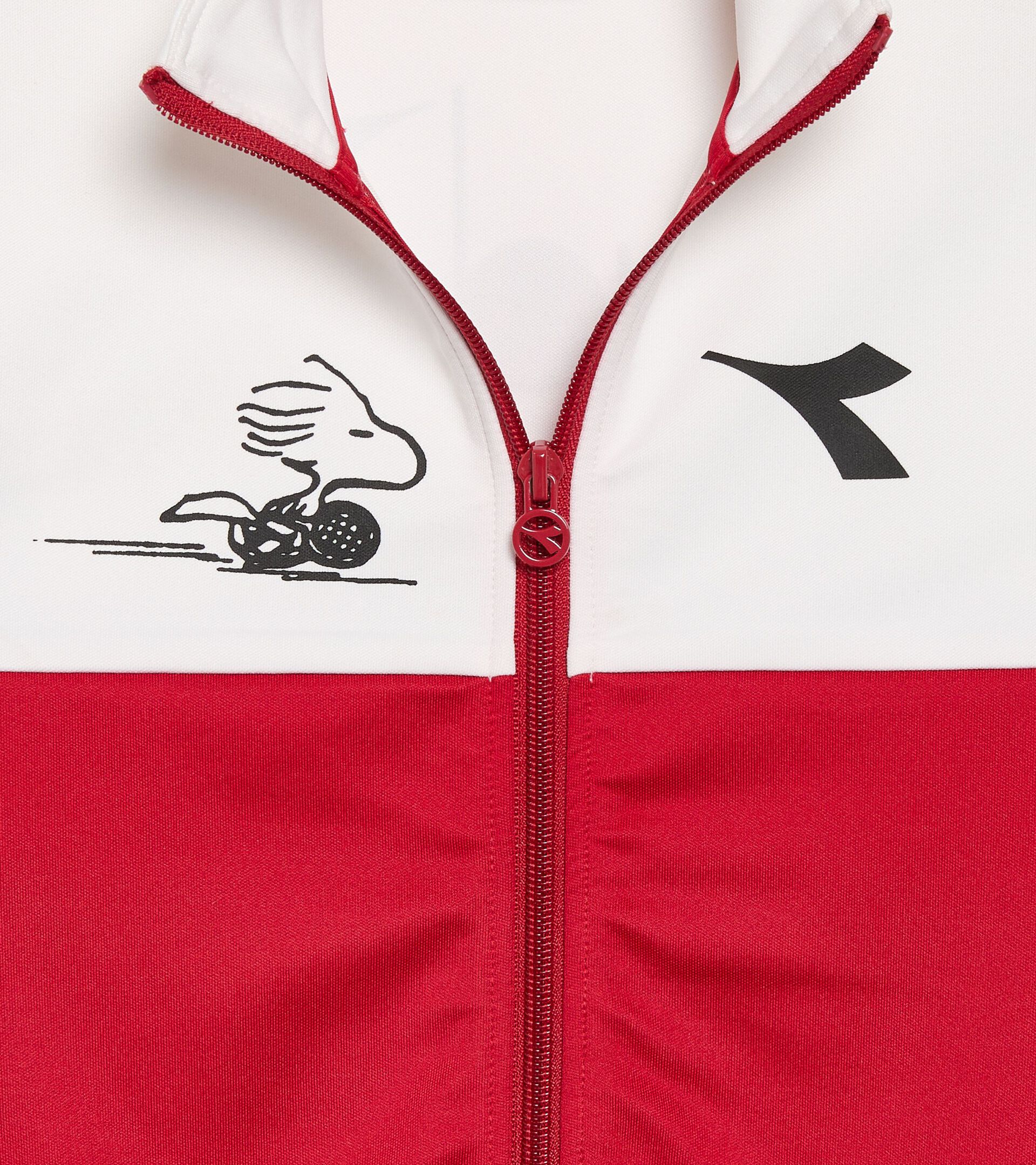 Peanuts sports tracksuit - Kids 
 JU. TRACKSUIT FZ PEANUTS RED SALSA - Diadora